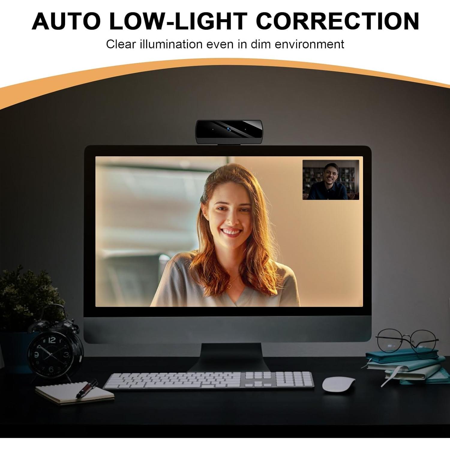 Webcam Full HD 1080P Diccik K1 con Micrófono y USB