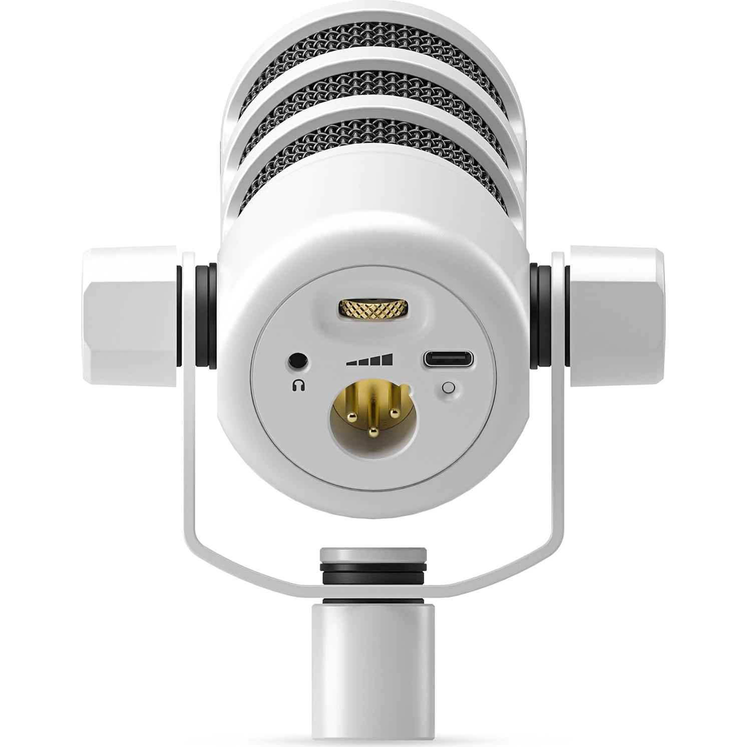 Micrófono Dinámico USB Rode PodMic + Brazo PSA1+ Blanco