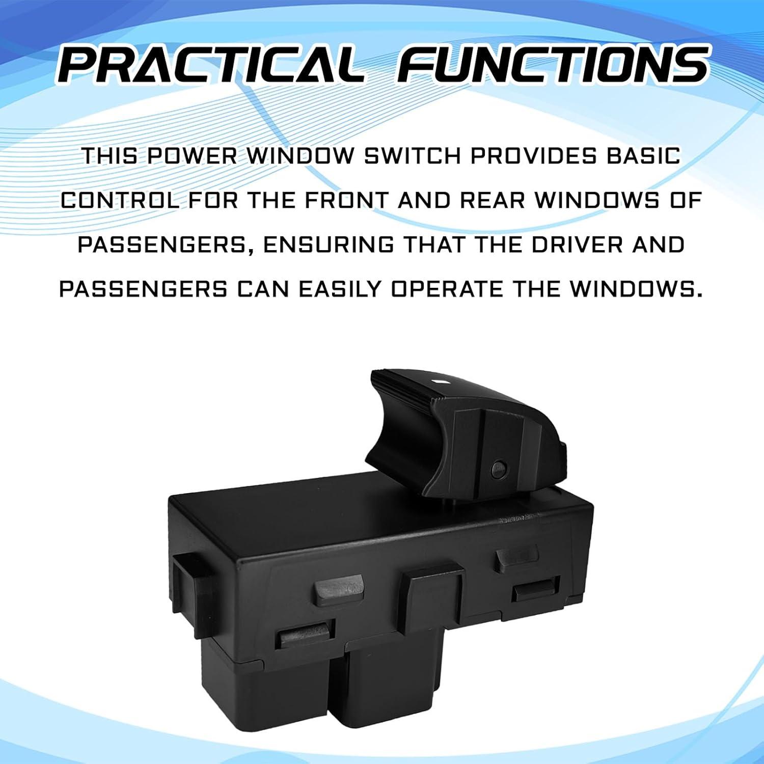 Interruptor de Ventana Eléctrica Lateral Pasajero Pvotawp 2 PCS