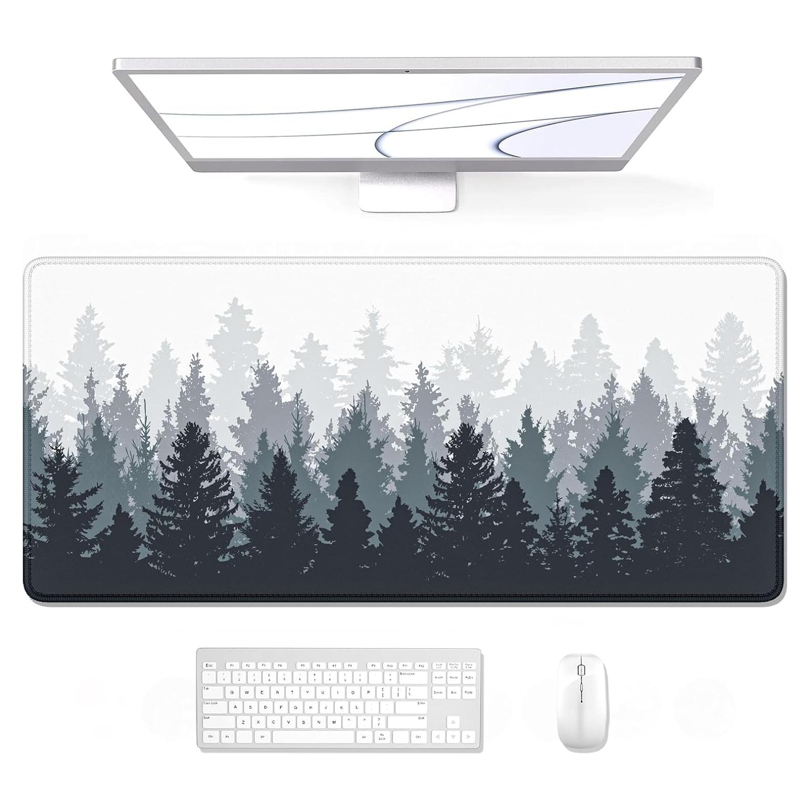 Alfombrilla de Ratón Grande Auhoahsil 80x30 cm Antideslizante