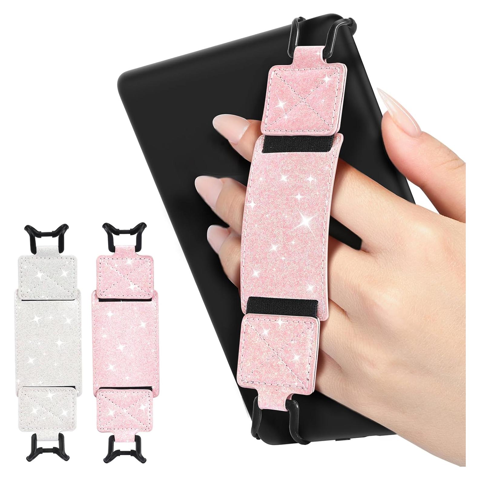 Correa de Mano MoKo para Tabletas 6-8" Rosa y Blanco