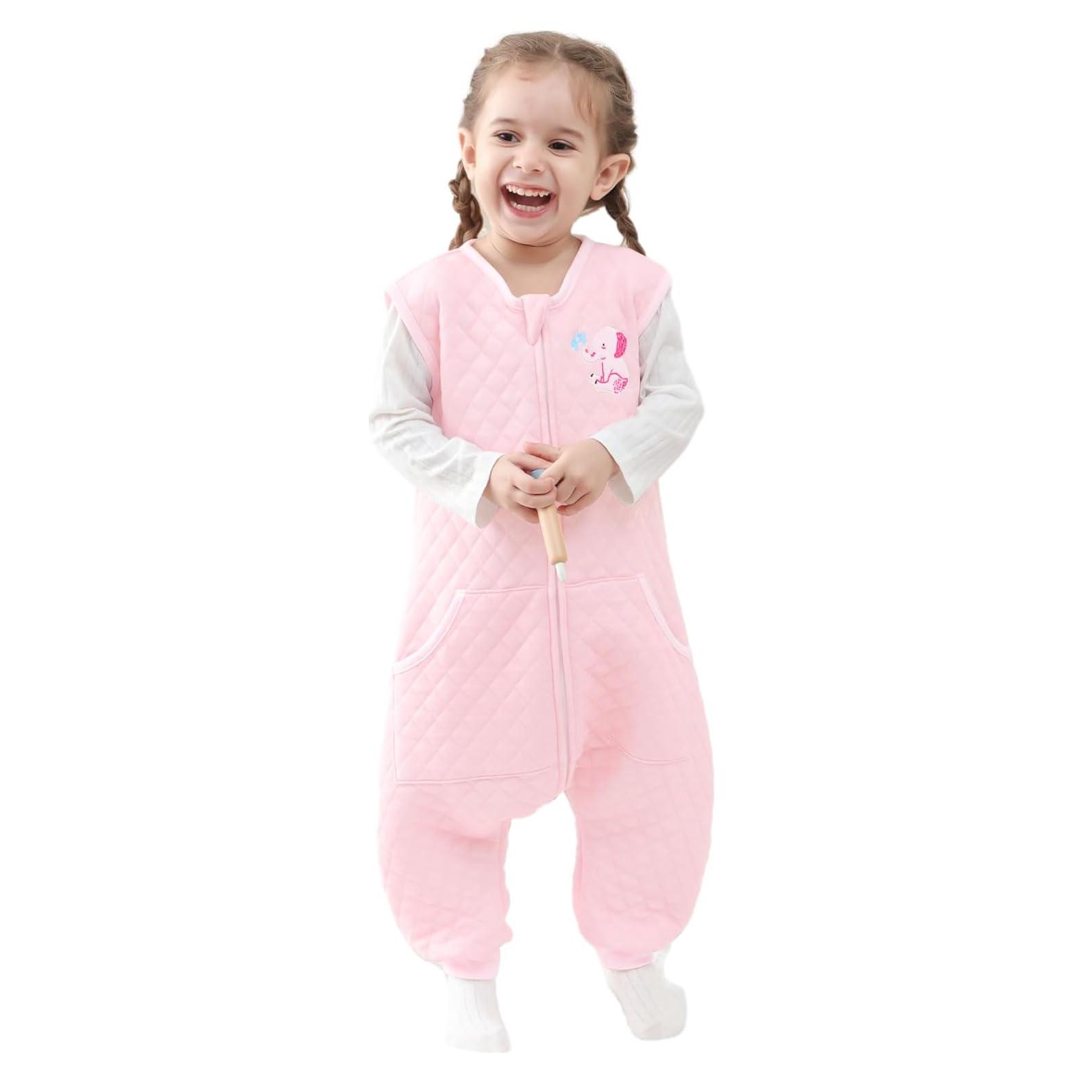 Saco de Sueño HOMEAL para Niños 1.0 TOG Rosa 2-3T