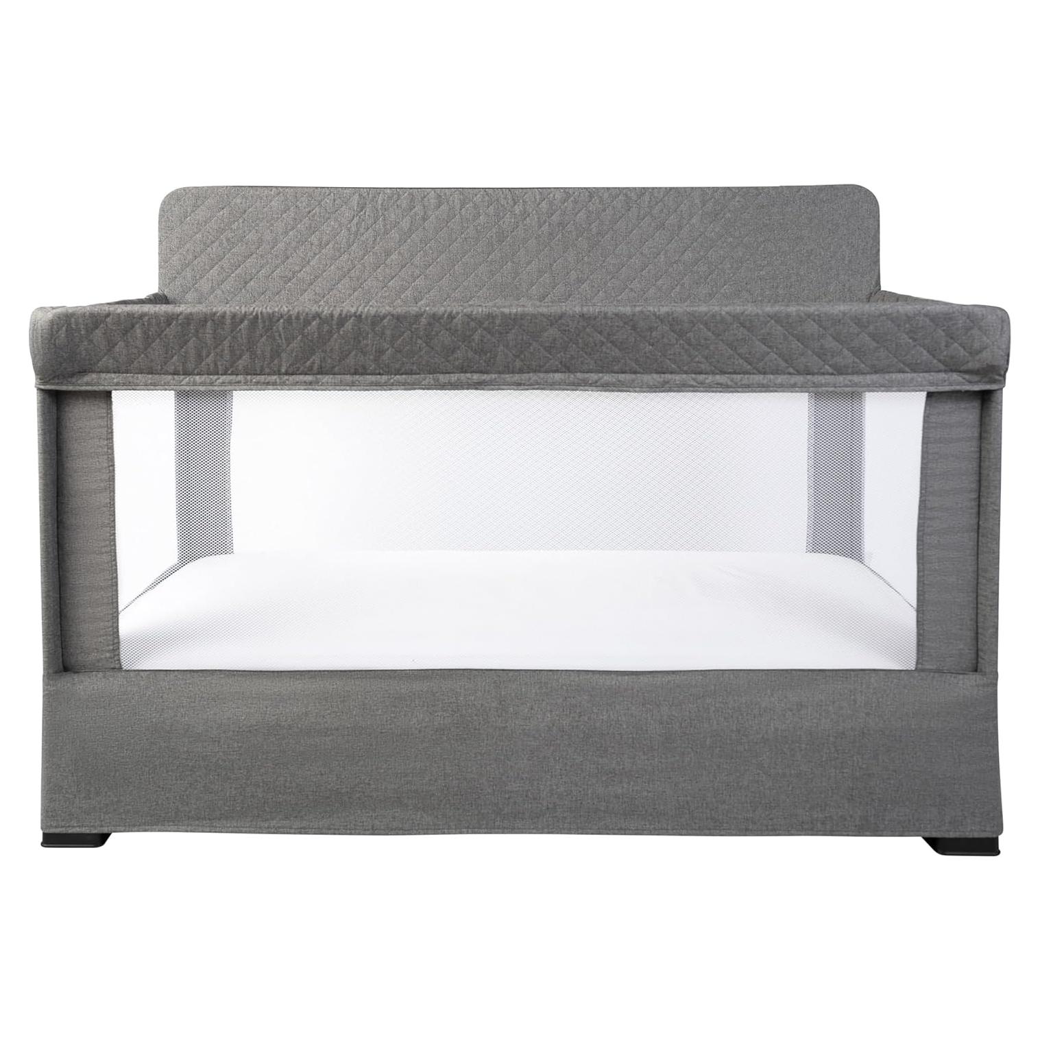 Cuna completa Baby Delight Lunaire malla transpirable Tweed