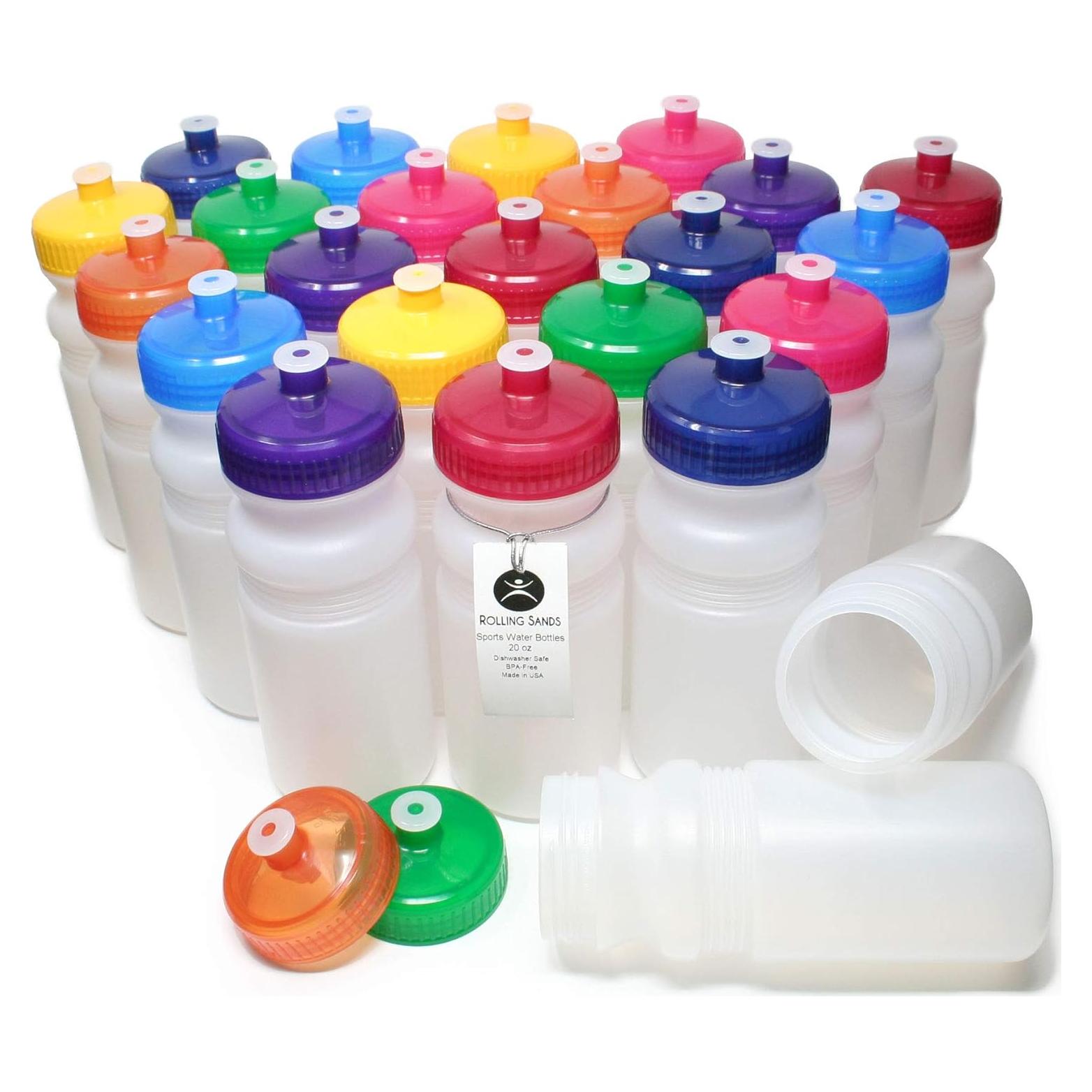 Botellas de Agua 591 ml Rolling Sands Paquete de 24 Sin BPA