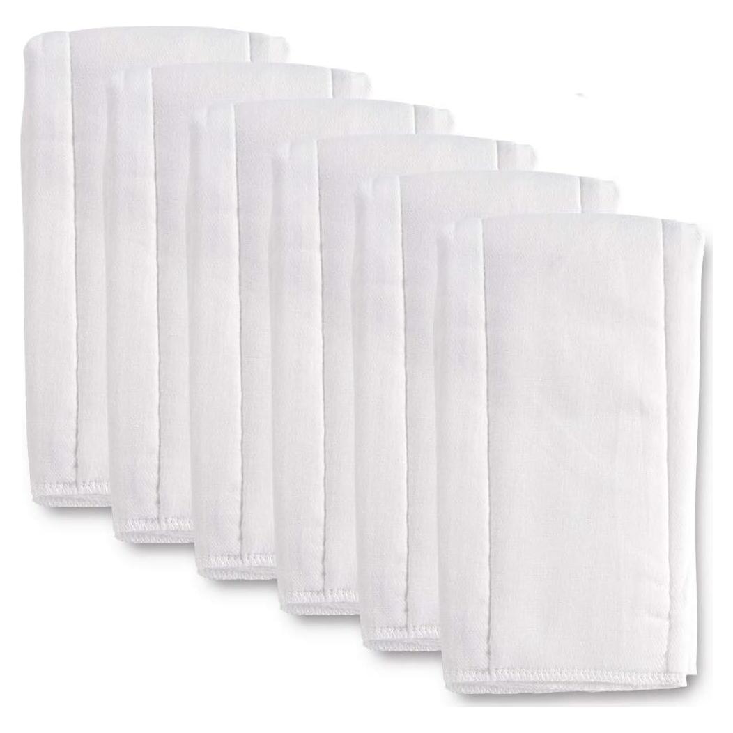 Paños de Tela 6 Capas Fasoar Algodón Absorbente 50x36cm