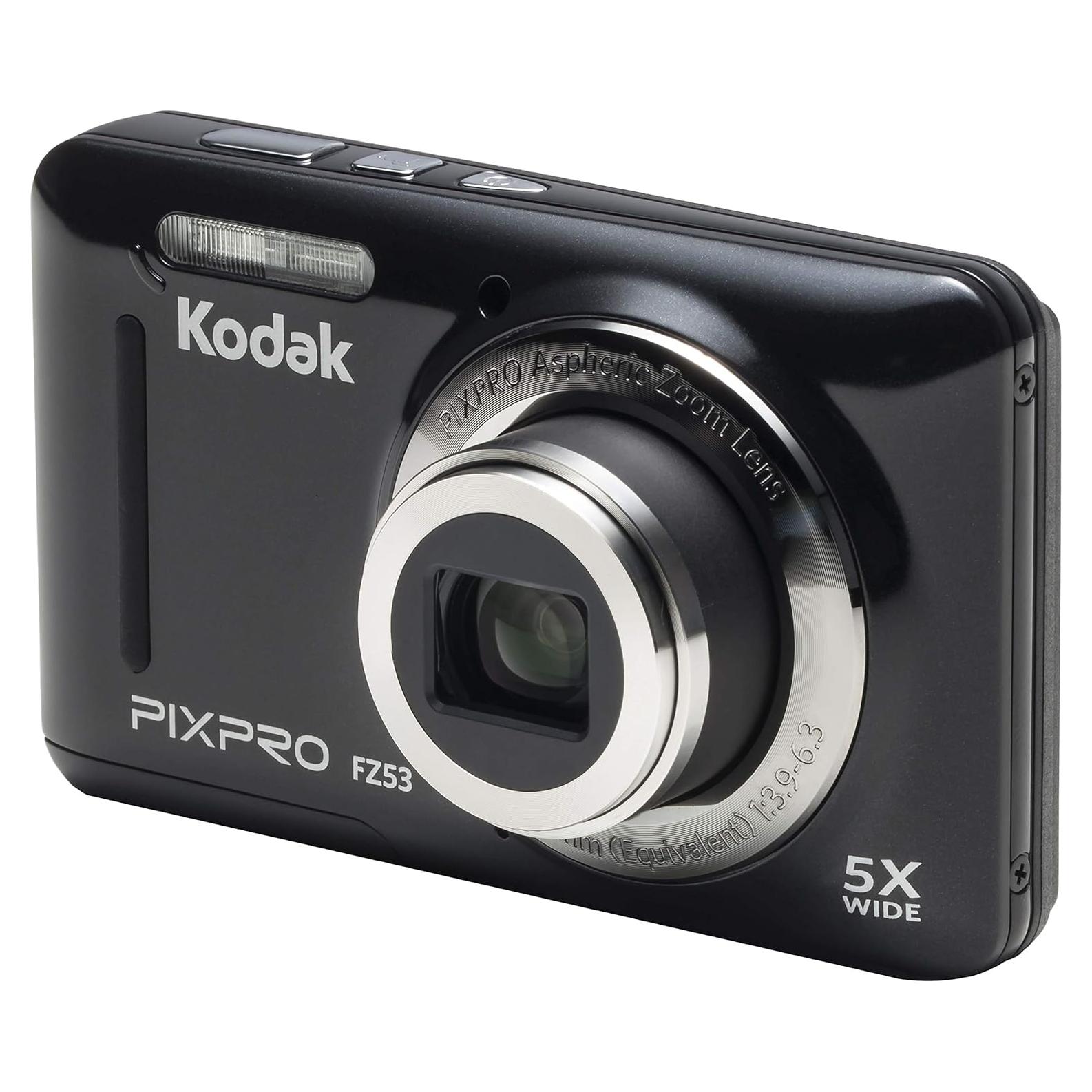 Cámara Digital Kodak PIXPRO FZ53-BK 16MP 5X Zoom Óptico
