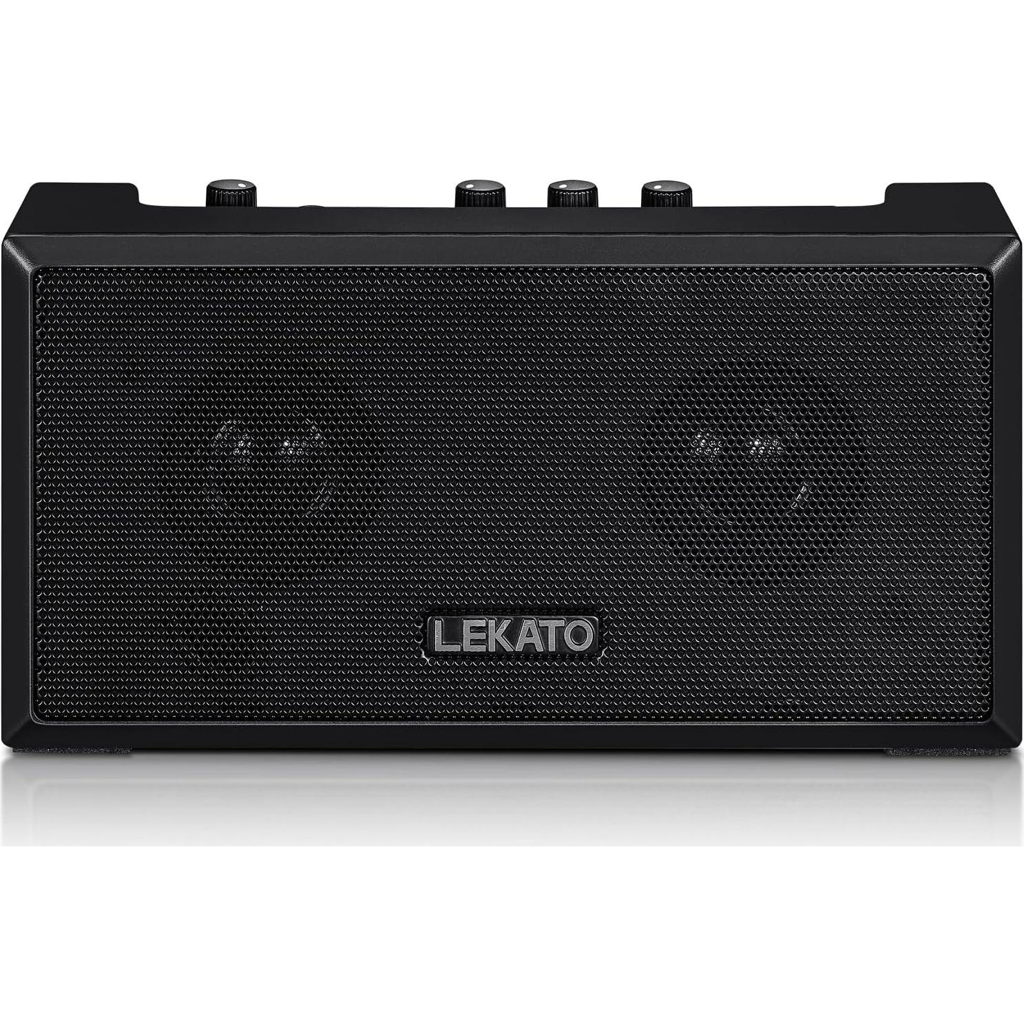 Amplificador de guitarra LEKATO GA-02 5W Bluetooth recargable