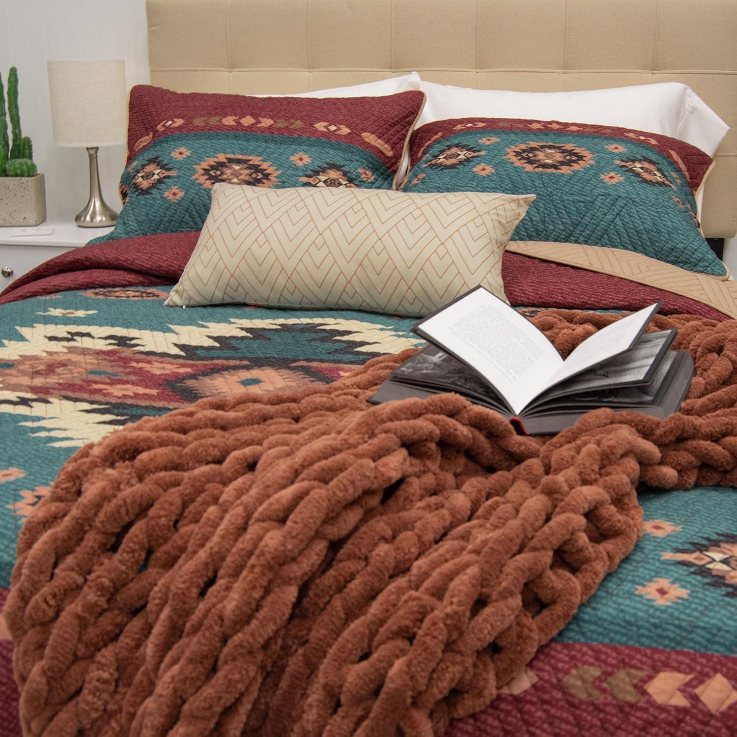 Juego de Cama Reina Donna Sharp Suroeste Apache 3 Piezas