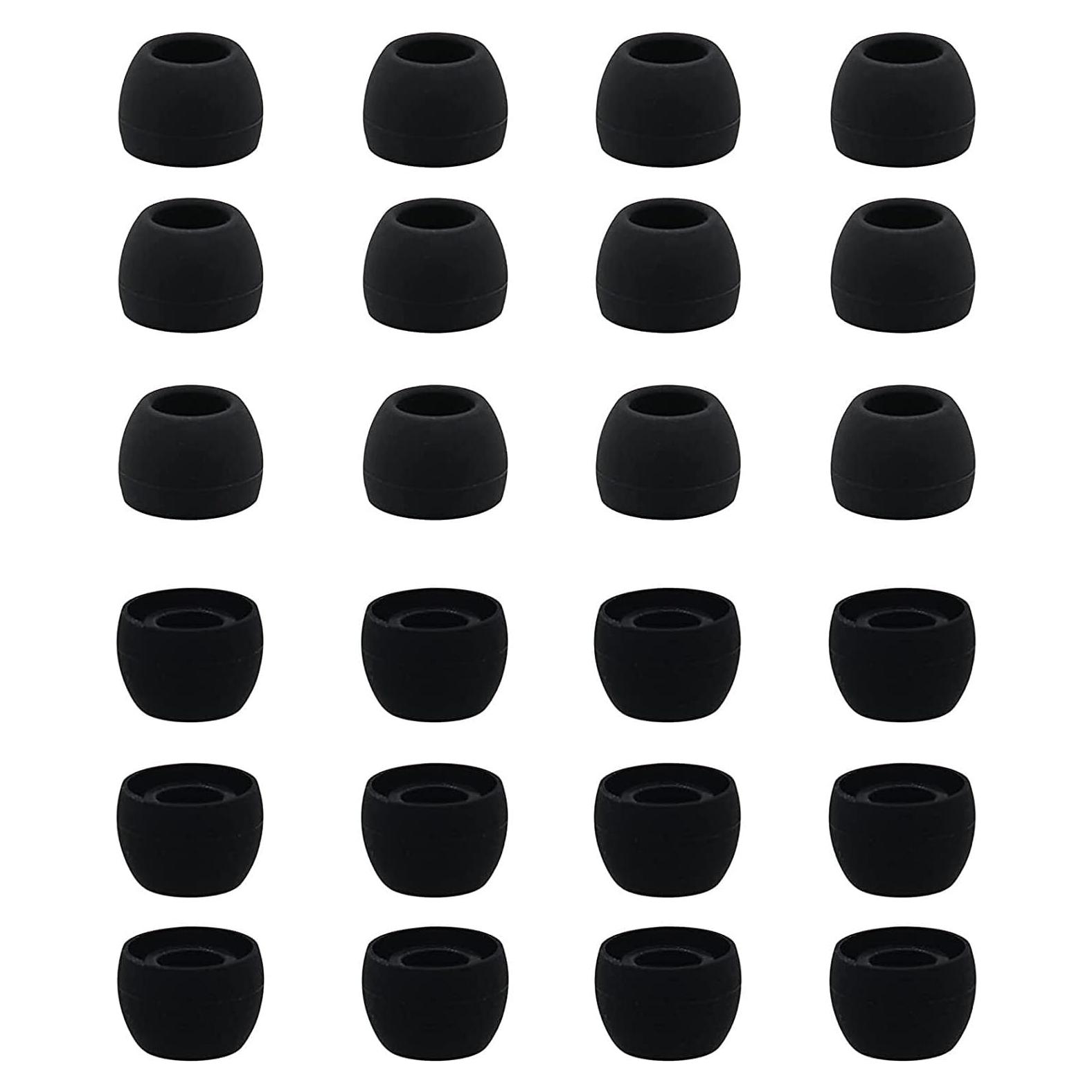 12 Puntas de Silicona BLLQ para Auriculares In-Ear Pequeñas