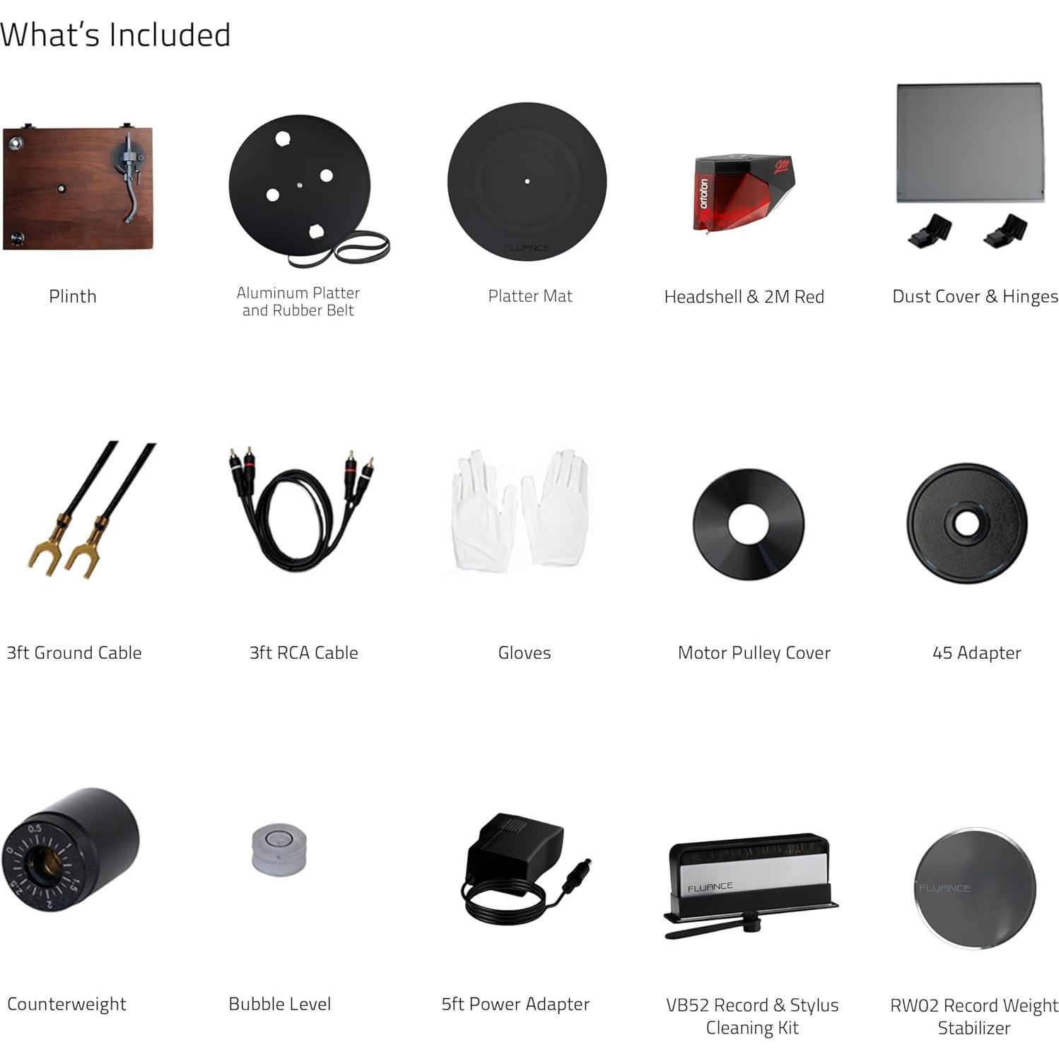 Tocadiscos Fluance RT83 con Cartucho Ortofon 2M Rojo