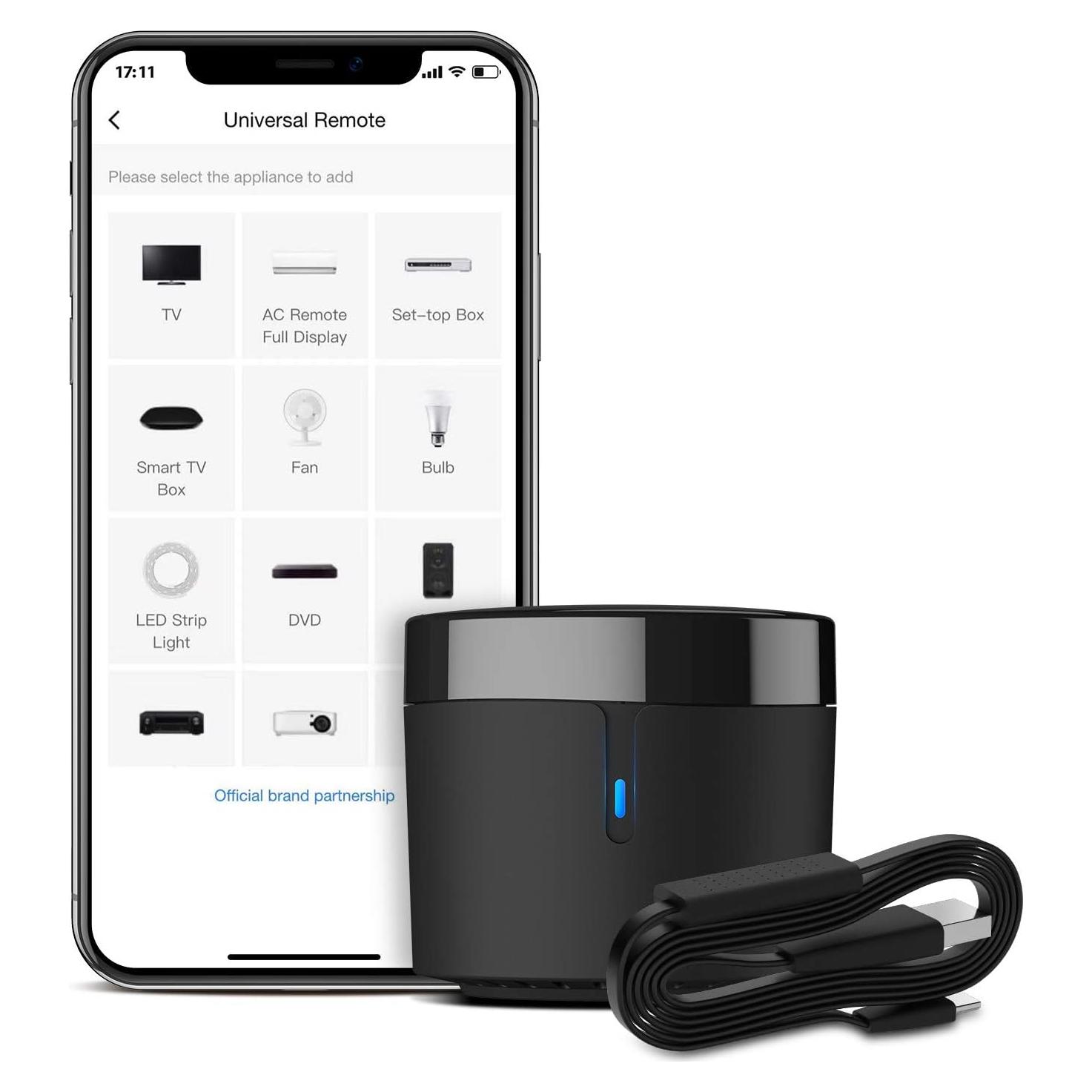 Hub de Control Remoto Inteligente BroadLink RM4 Mini - IR WiFi