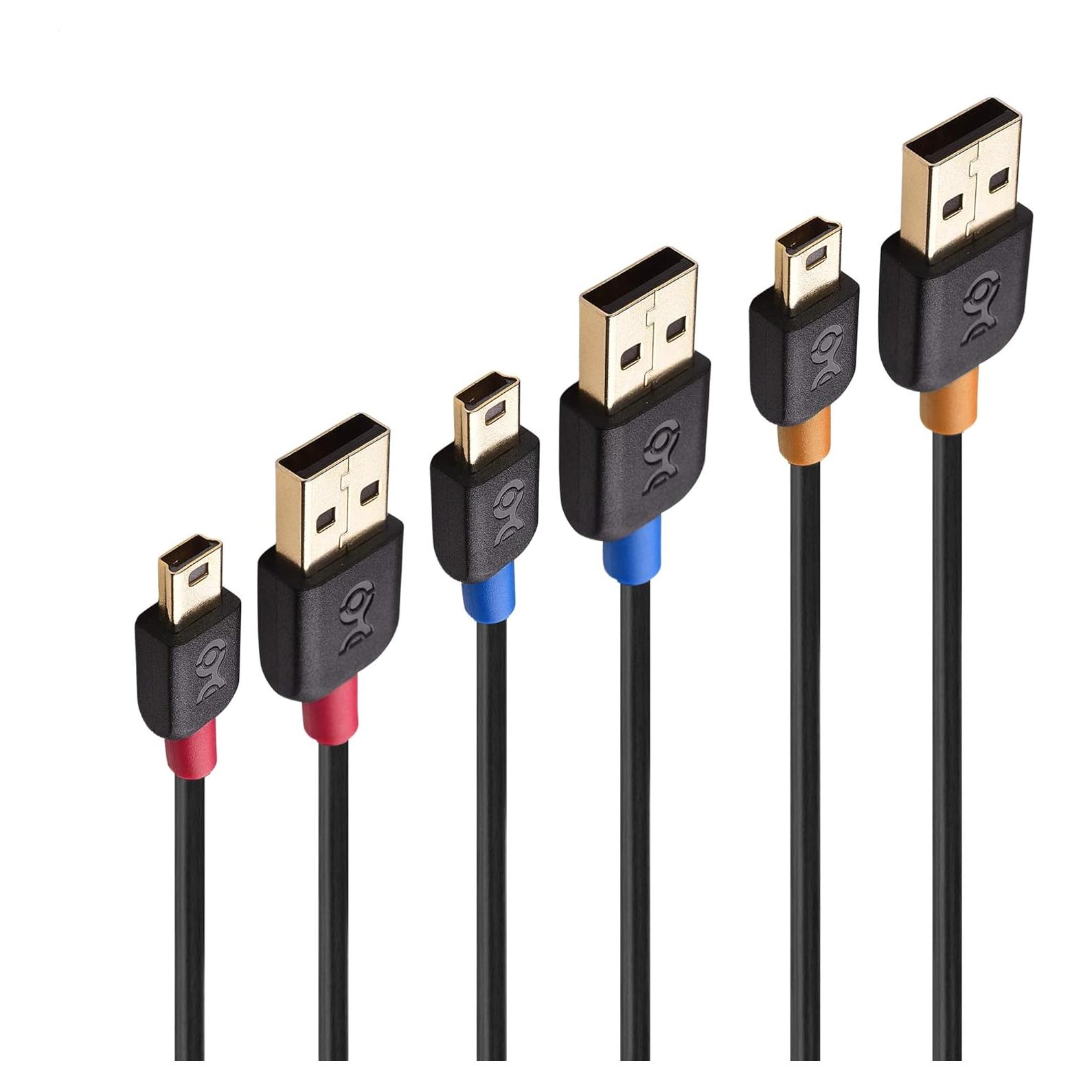 Paquete de 3 Cables USB a Mini USB 0.91 m Cable Matters