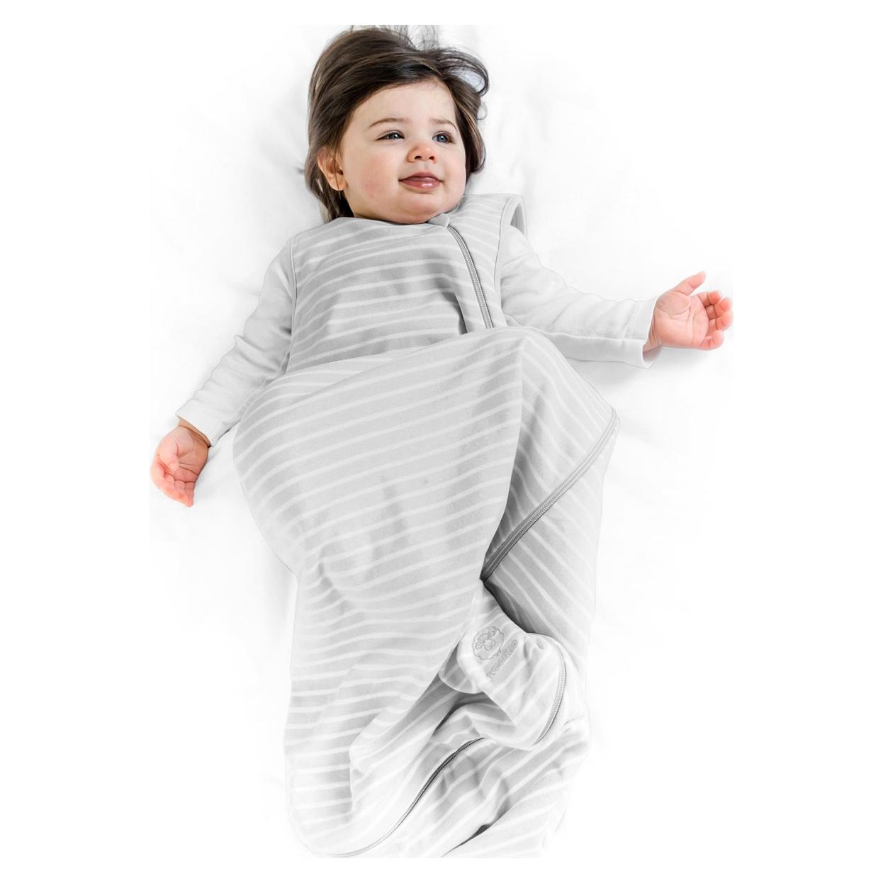 Saco de Sueño Woolino 4 Estaciones Bebés 0-6 Meses Gris