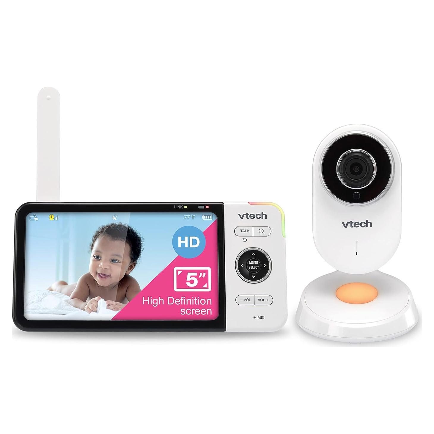 Monitor para Bebés VTech VM818HD 5" HD, Visión Nocturna, 1000 pies