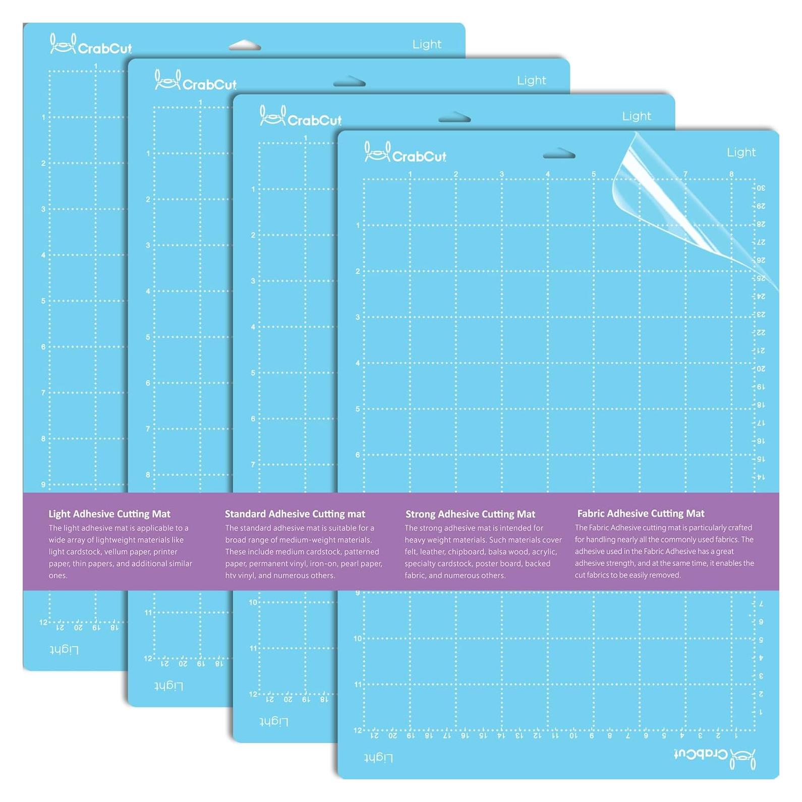 Alfombrillas de Corte Crabcut para Cricut Joy Xtra 30.5x21.6 cm