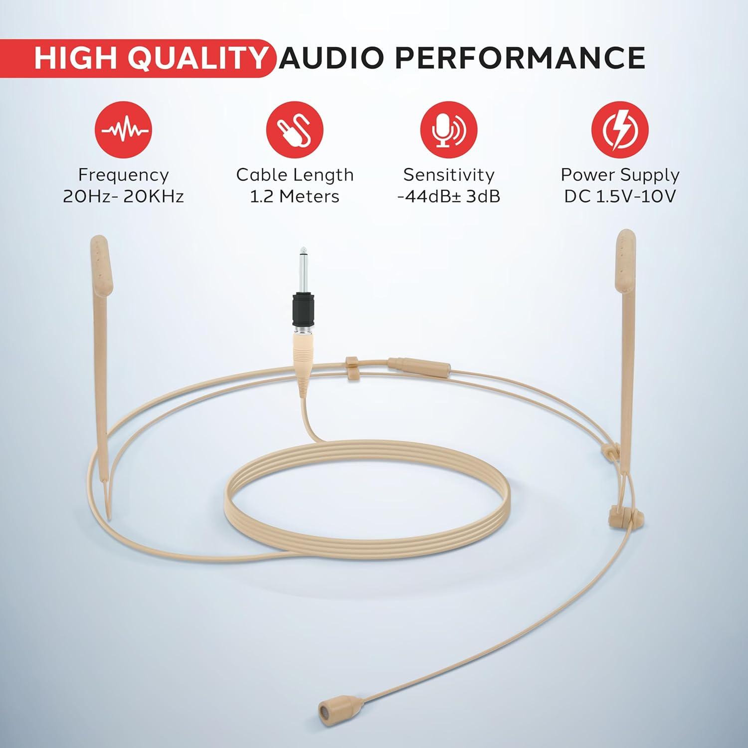 Auricular con micrófono Pyle PMHM2 - Condensador Omnidireccional