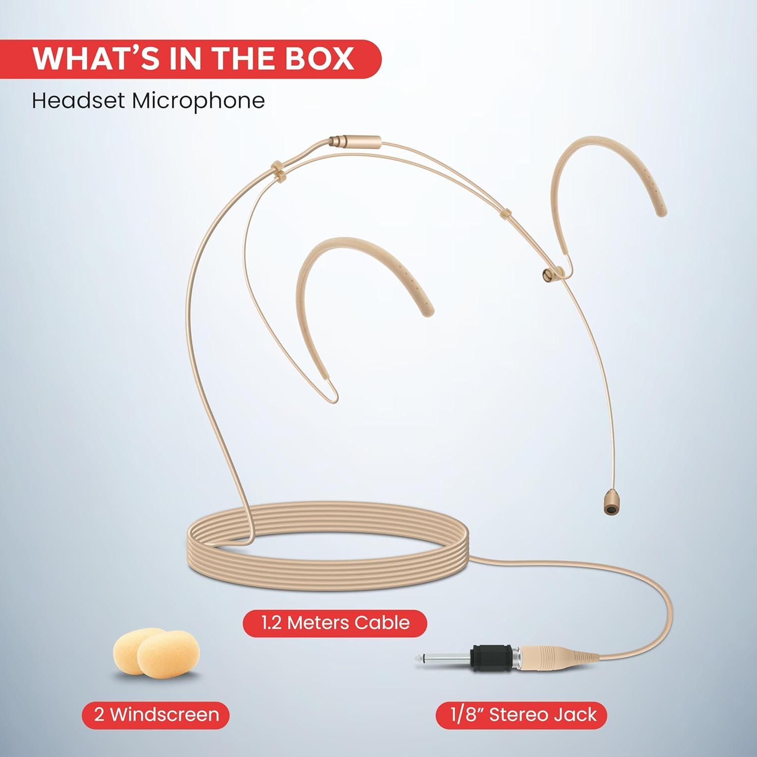 Auricular con micrófono Pyle PMHM2 - Condensador Omnidireccional