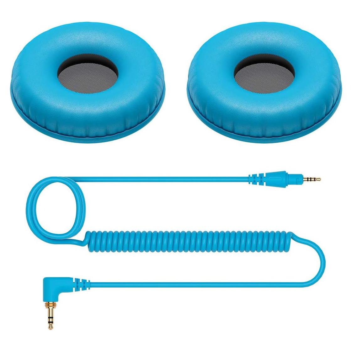 Accesorios para Auriculares Pioneer DJ HC-CP08-L Azul - Almohadillas y Cable