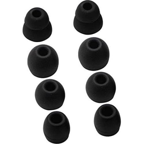 Black Ear Tips,Replacement for Powerbeats Pro,Replacement Ear Buds Eartips 8 PCS 4 Pairs with 4 Size Options Compatible with Beats Powerbeats Pro, Black PP4P