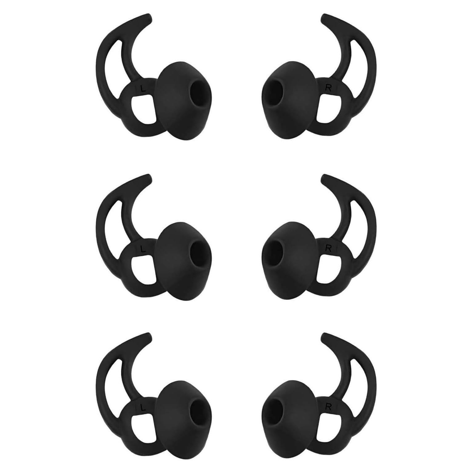 Consejos de Reemplazo de Silicona MQIMY para Bose QuietComfort y Sport - 3 Pares