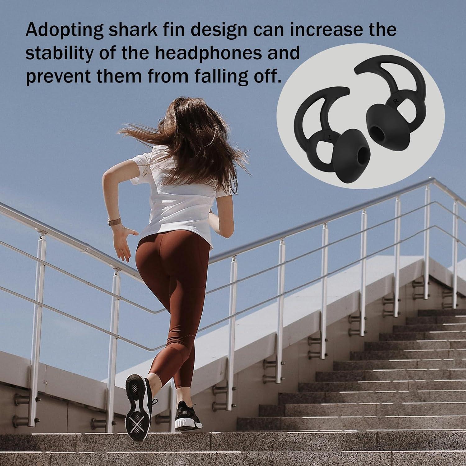 Consejos de Reemplazo de Silicona MQIMY para Bose QuietComfort y Sport - 3 Pares