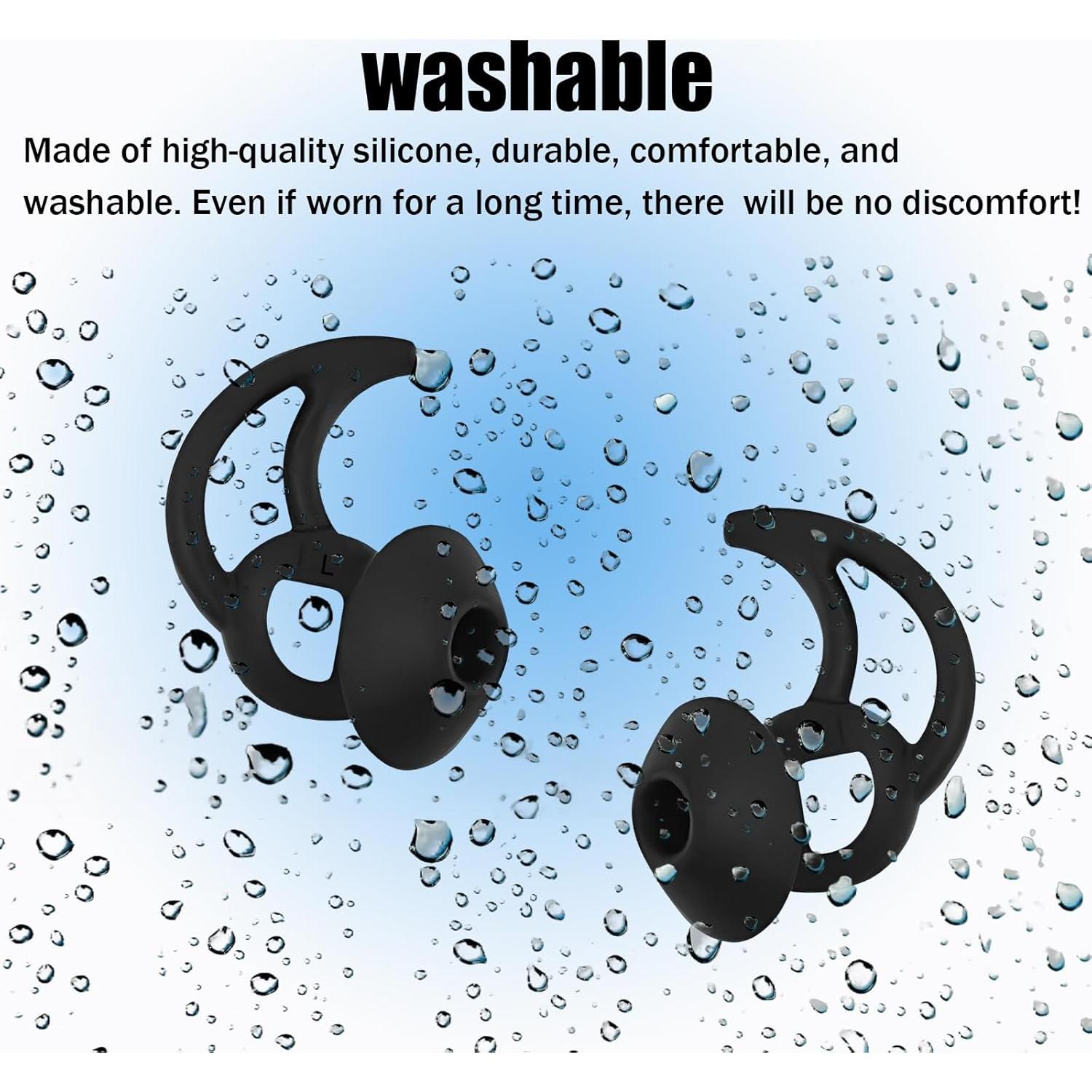 Consejos de Reemplazo de Silicona MQIMY para Bose QuietComfort y Sport - 3 Pares