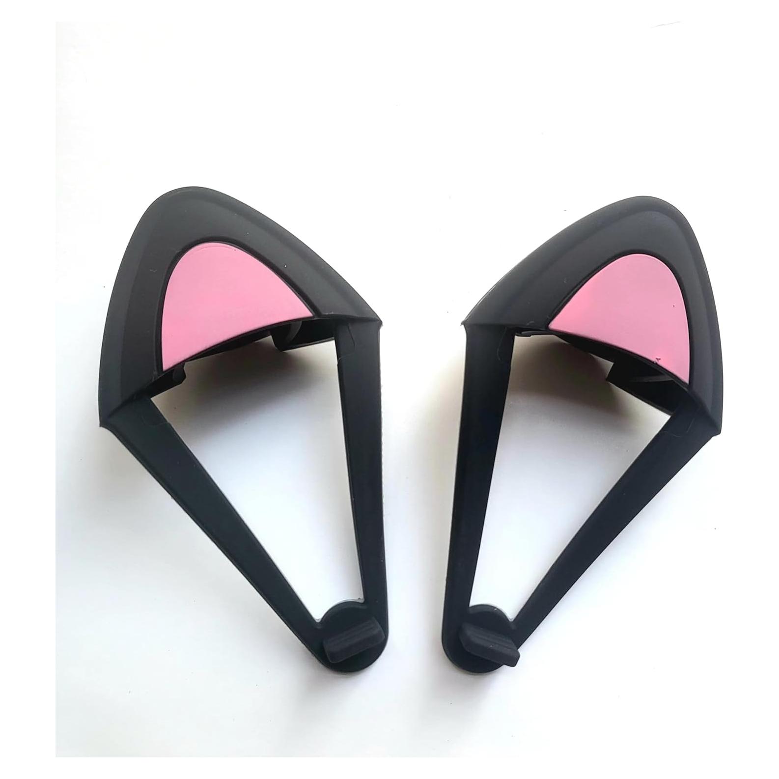 Orejas de gato LZYDD para auriculares gaming - Negro