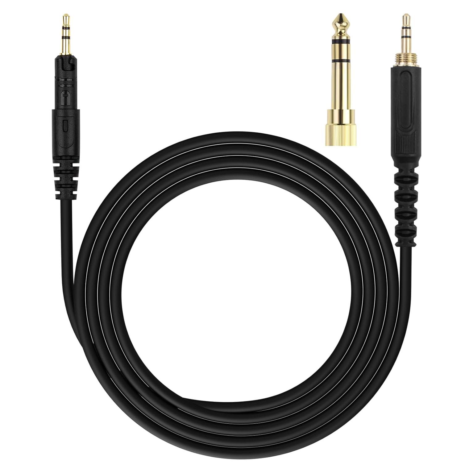 Cable de Reemplazo Zosvoses ATH-M50x 1.52m con Adaptador 6.35mm