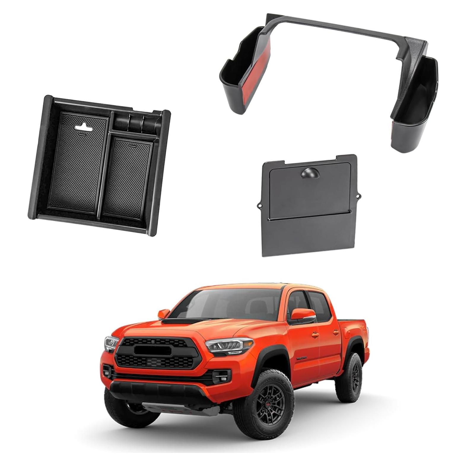 Organizador de Consola Central Neepiar 3PCS para Toyota Tacoma 2016-2023