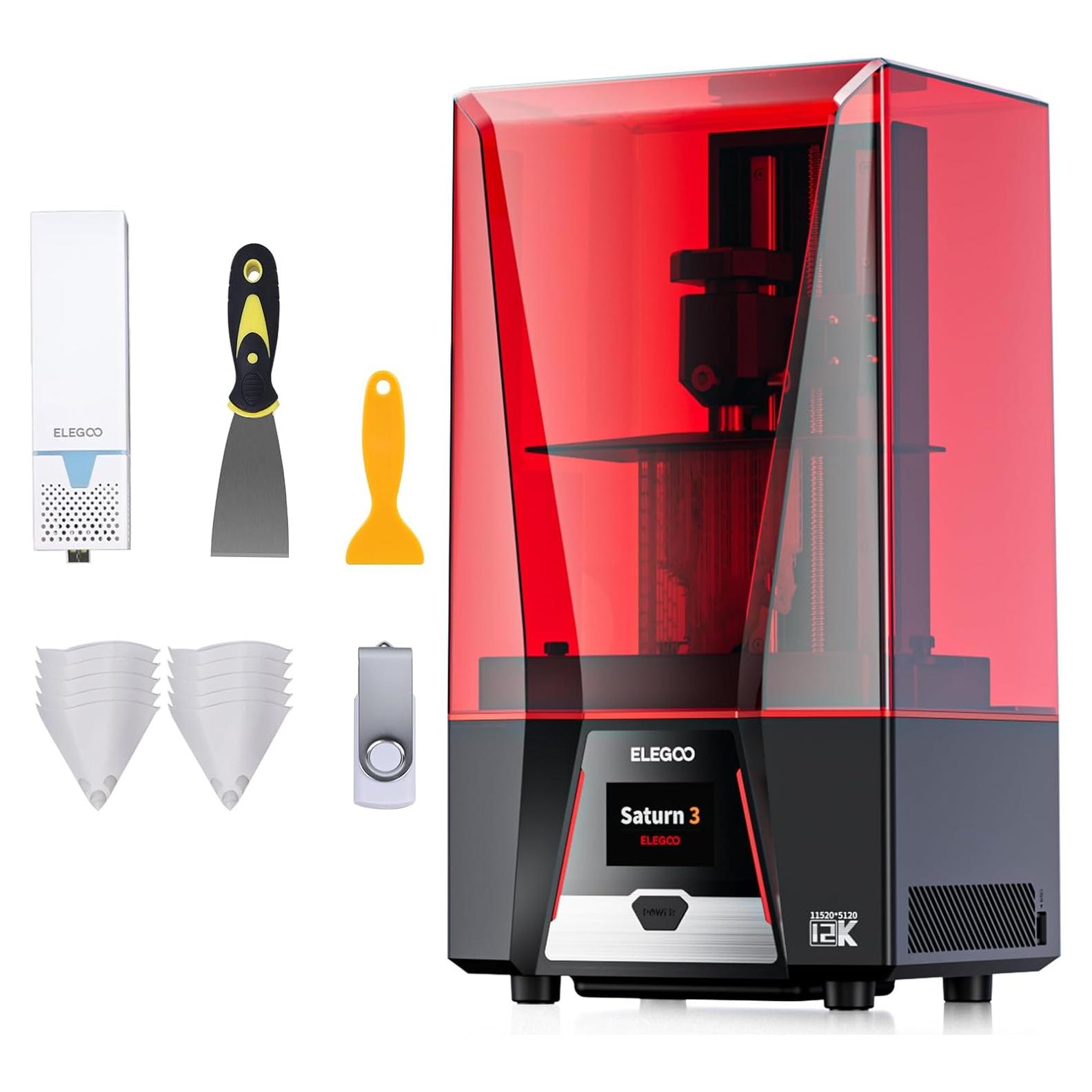 Impresora 3D de Resina ELEGOO Saturn 3 12K 10" LCD Monocromática