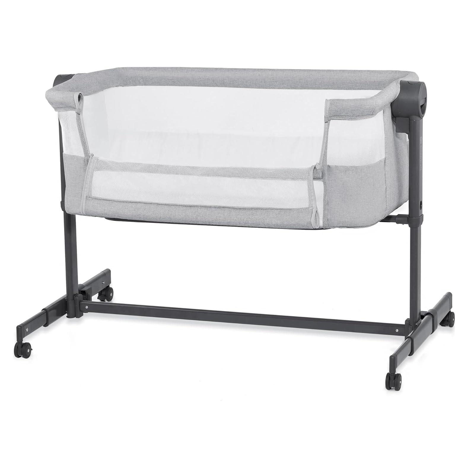 Cuna Kinderkraft Neste UP2 2 en 1 Co-Sleeper Ajustable Gris