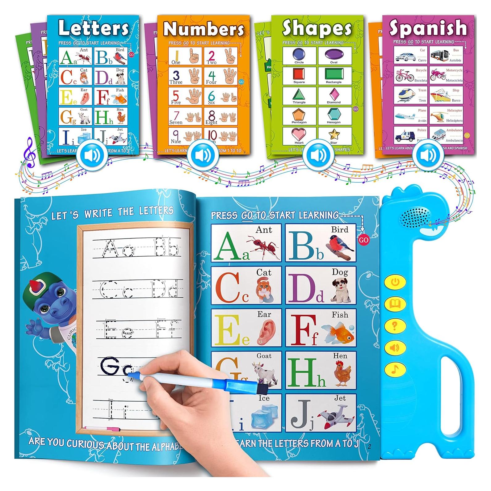 Libro Electrónico Interactivo Curioso 2 Aprender ABC 0.52 kg