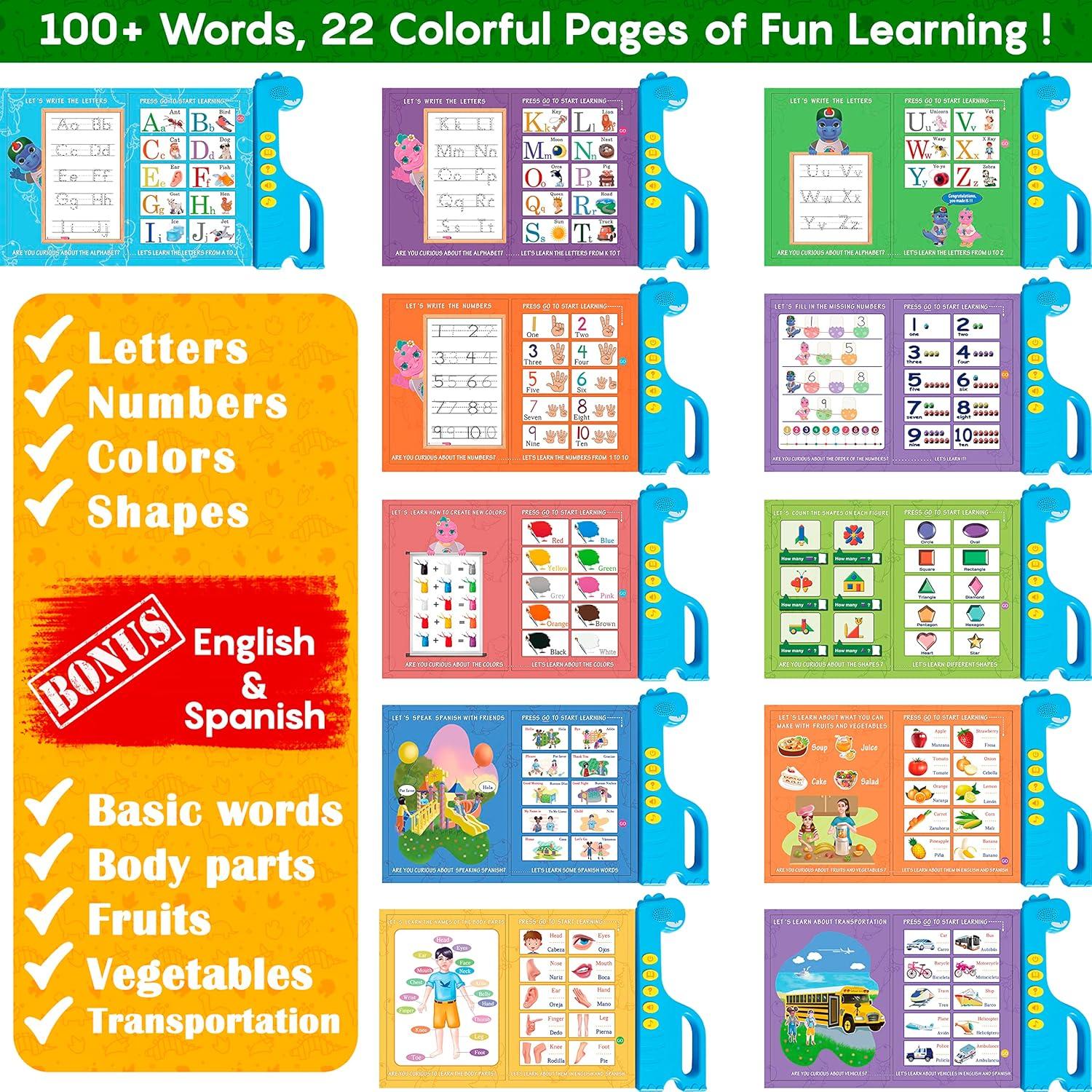 Libro Electrónico Interactivo Curioso 2 Aprender ABC 0.52 kg