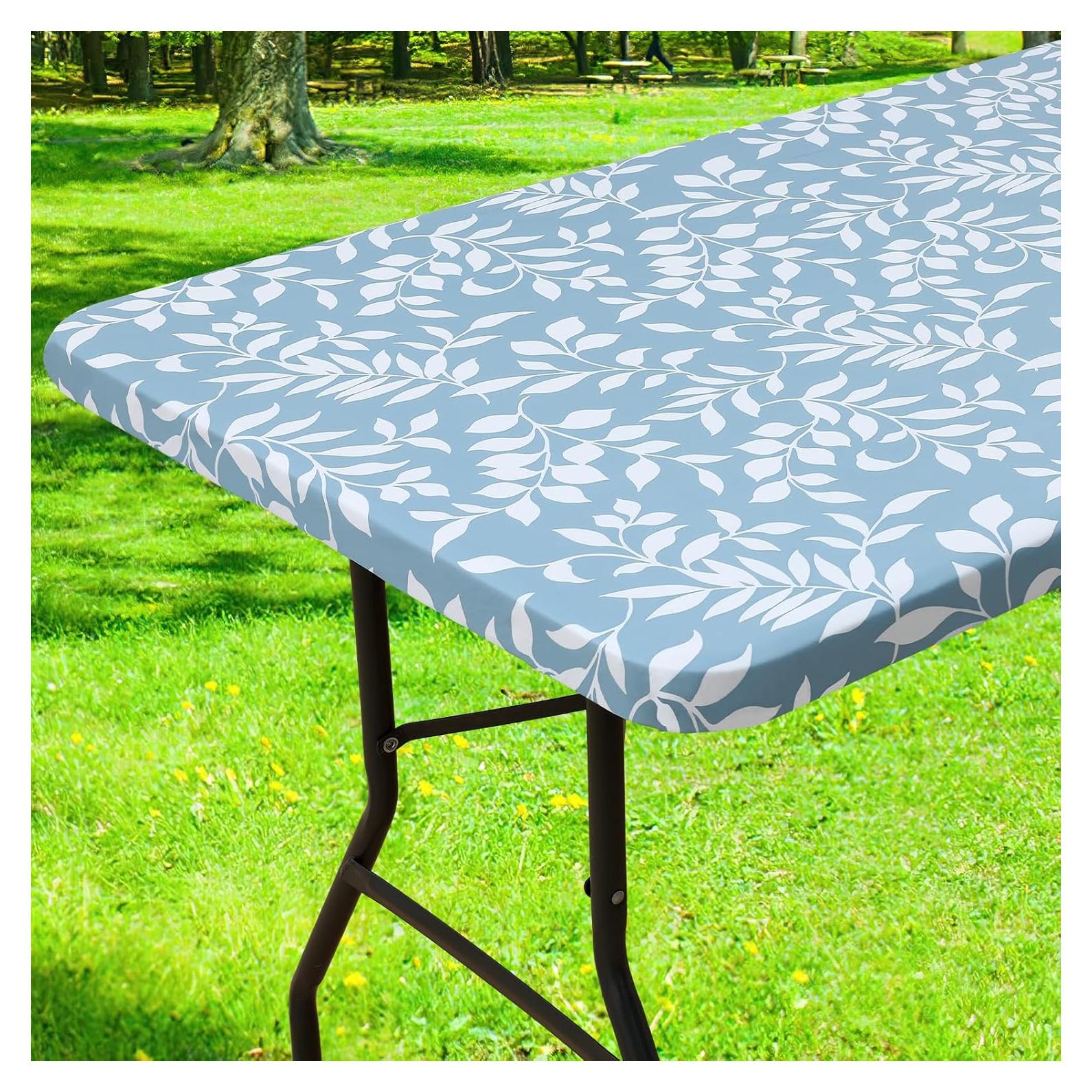 Mantel Rectangular Smiry 122x61 cm Impermeable Azul Bebé