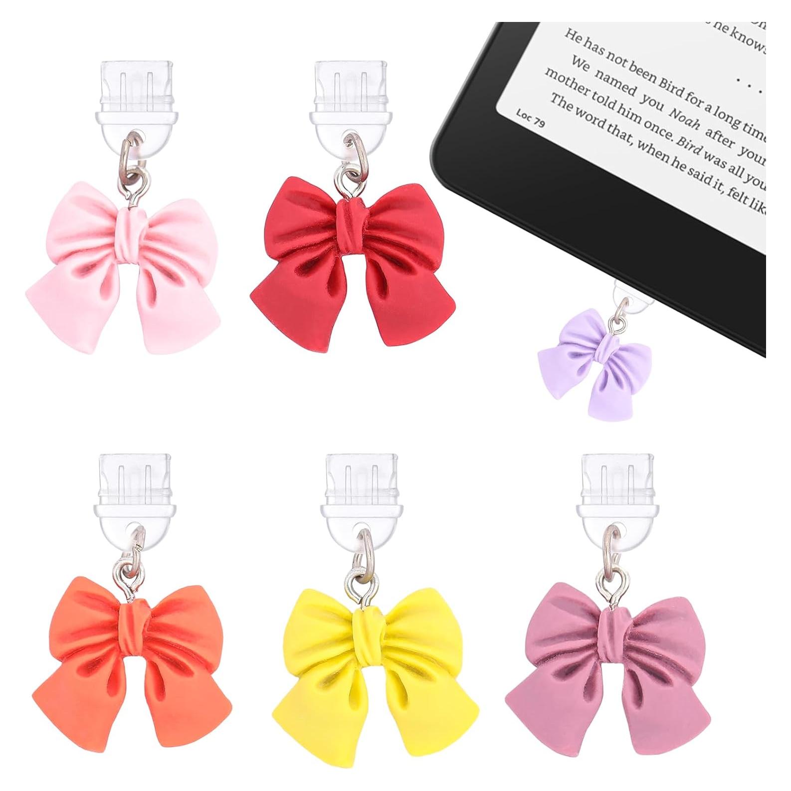 Tapones de Polvo para Kindle TAKEALOOKO - Paquete de 6 Lazos