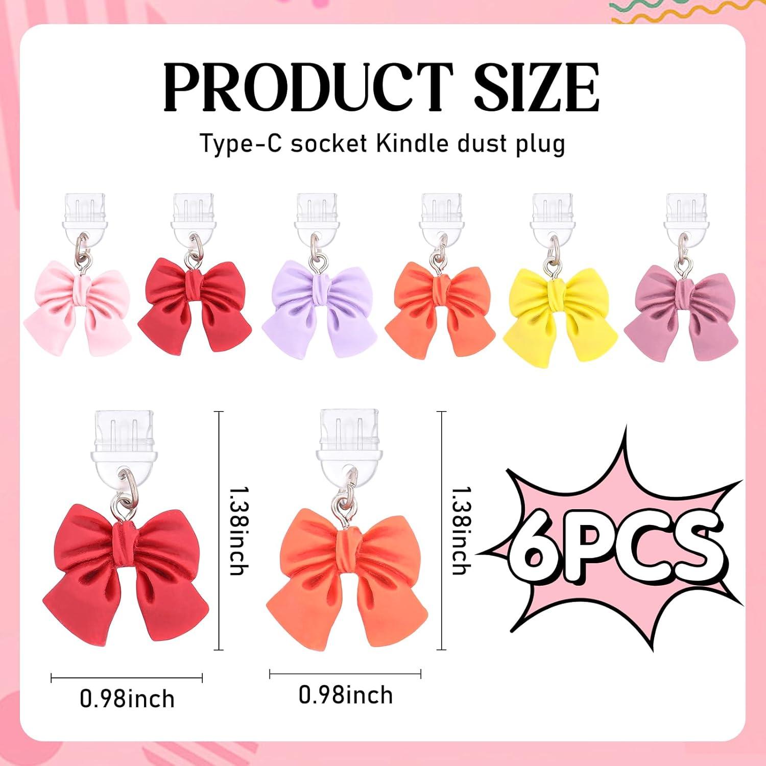 Tapones de Polvo para Kindle TAKEALOOKO - Paquete de 6 Lazos