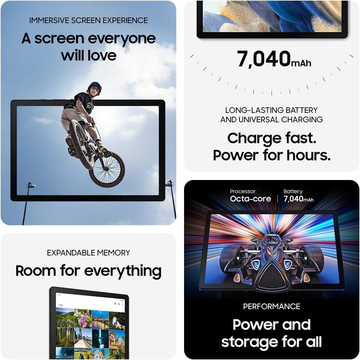 Tableta Samsung Galaxy Tab A8 10.5" 32GB Gris Oscuro