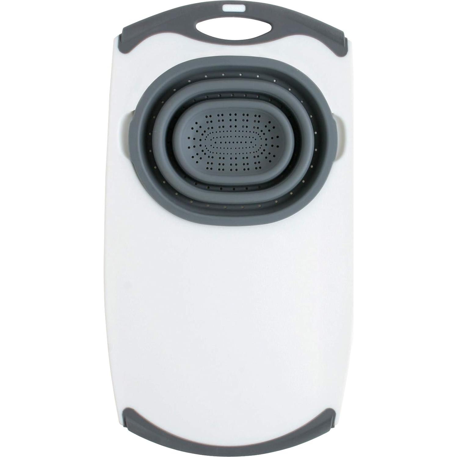 Tabla de Cortar y Escurridor Dexas 57x30 cm Silicona