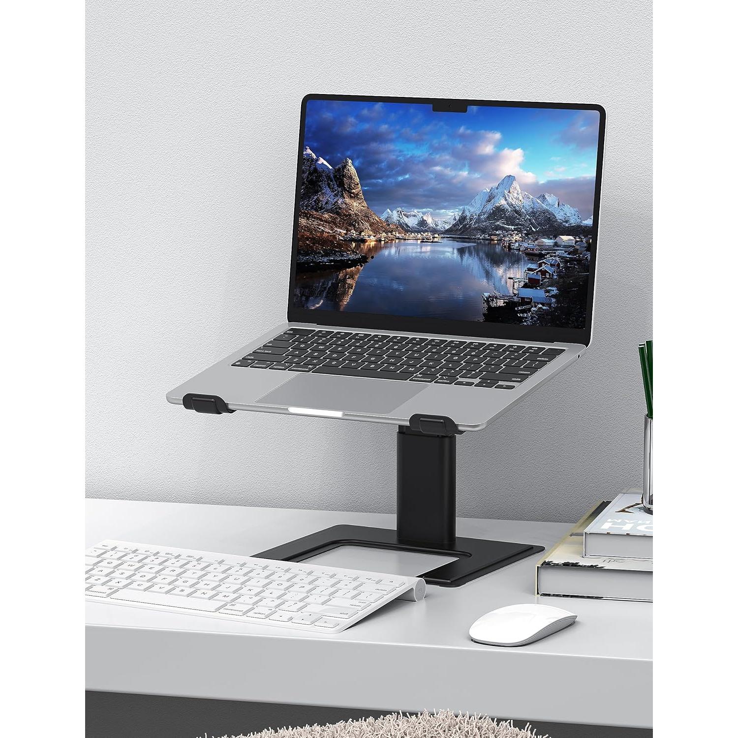 Soporte para Laptop ALASHI Ajustable Ergonómico Negro 10-17.3"