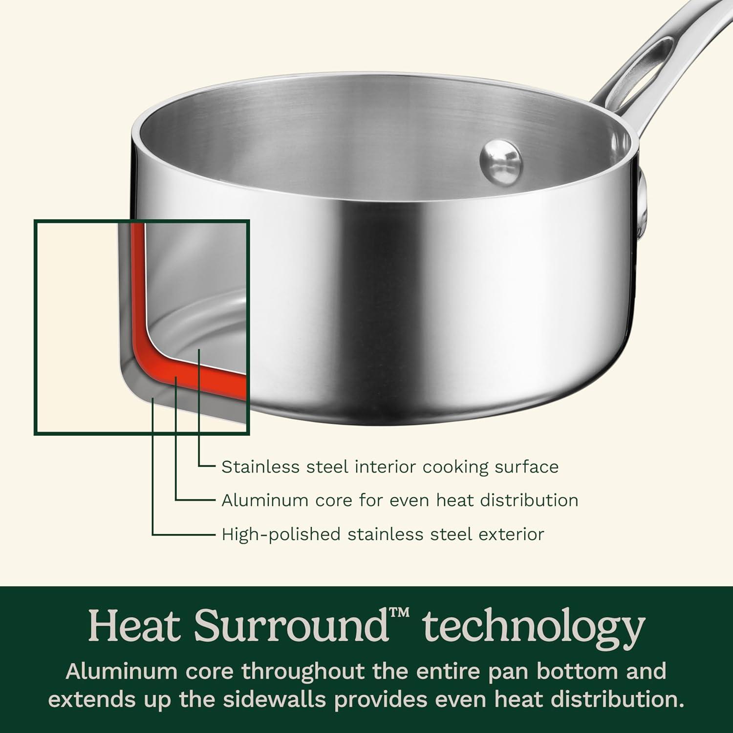 Set de Utensilios de Cocina Cuisinart FCT-13 13 Piezas Acero Inoxidable