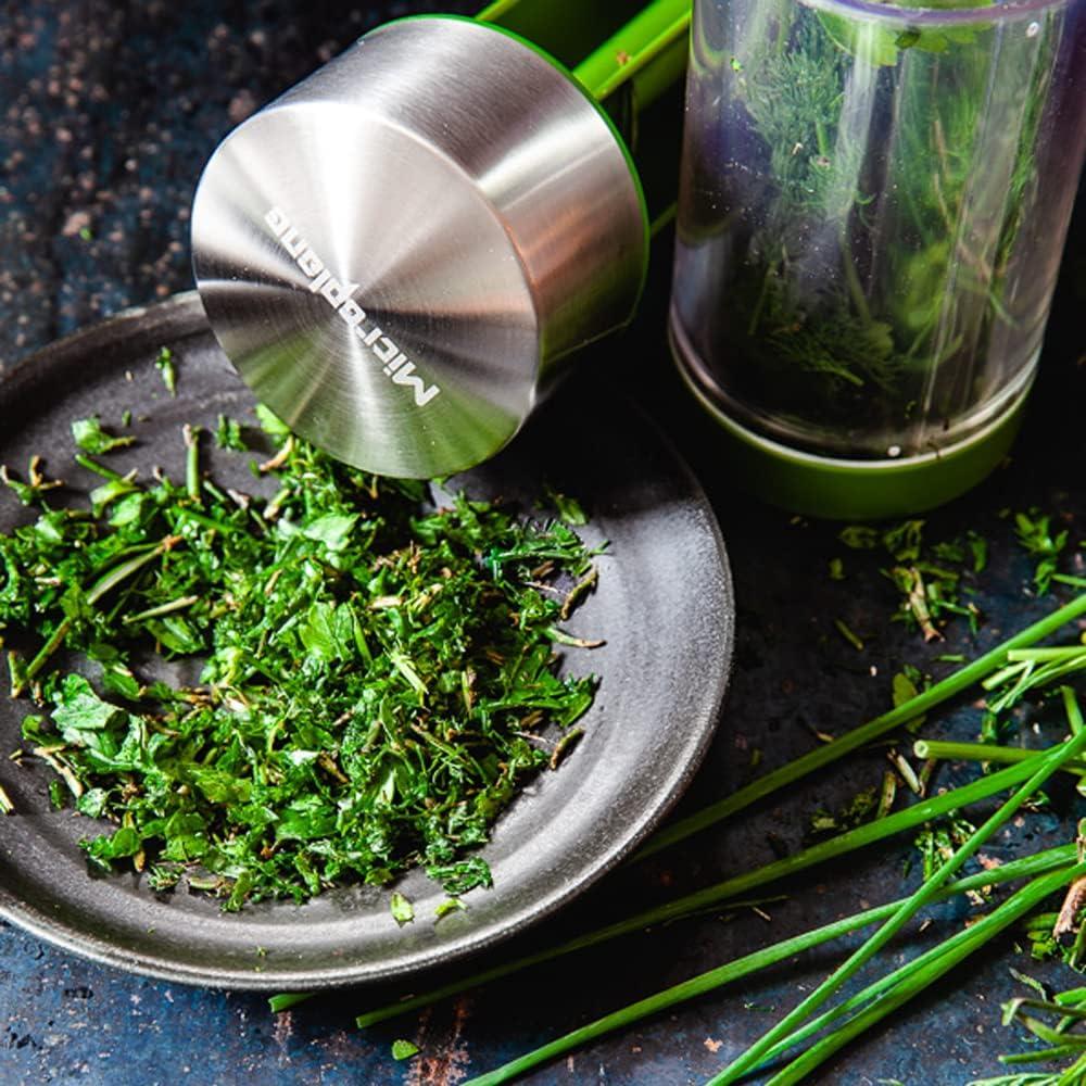 Molino de Hierbas Microplane 2 en 1 Acero Inoxidable 170g