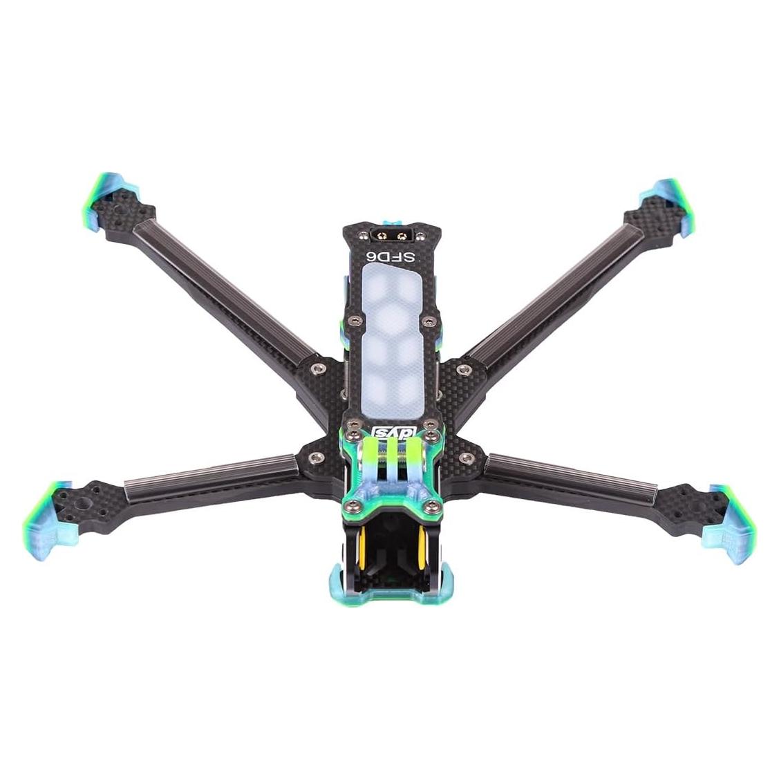 Kit Marco Drone FPV DYSRC SFD6 6 Pulgadas Fibra Carbono