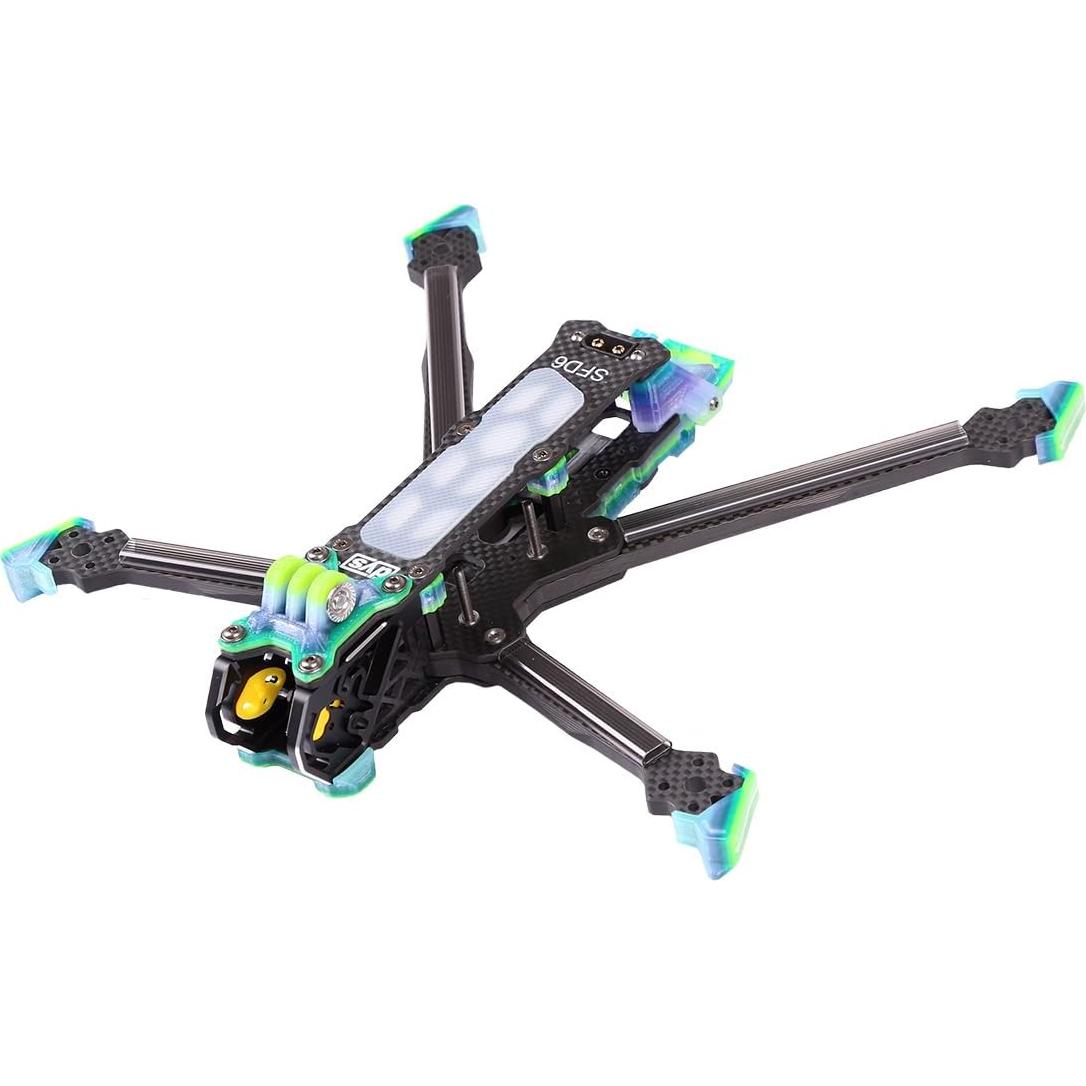 Kit Marco Drone FPV DYSRC SFD6 6 Pulgadas Fibra Carbono