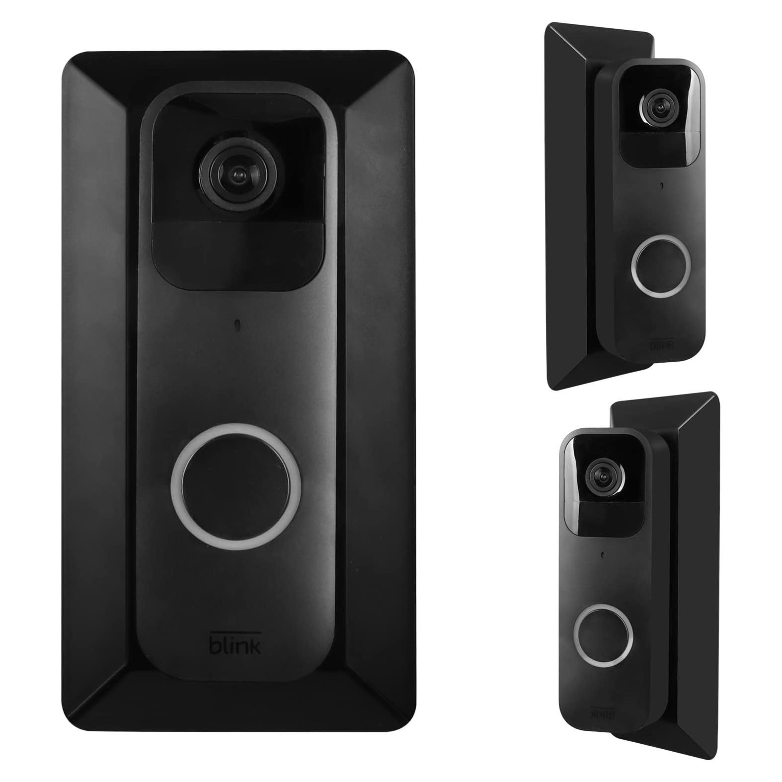 Placa de Pared HOLACA para Timbre de Video Blink - ABS Negro