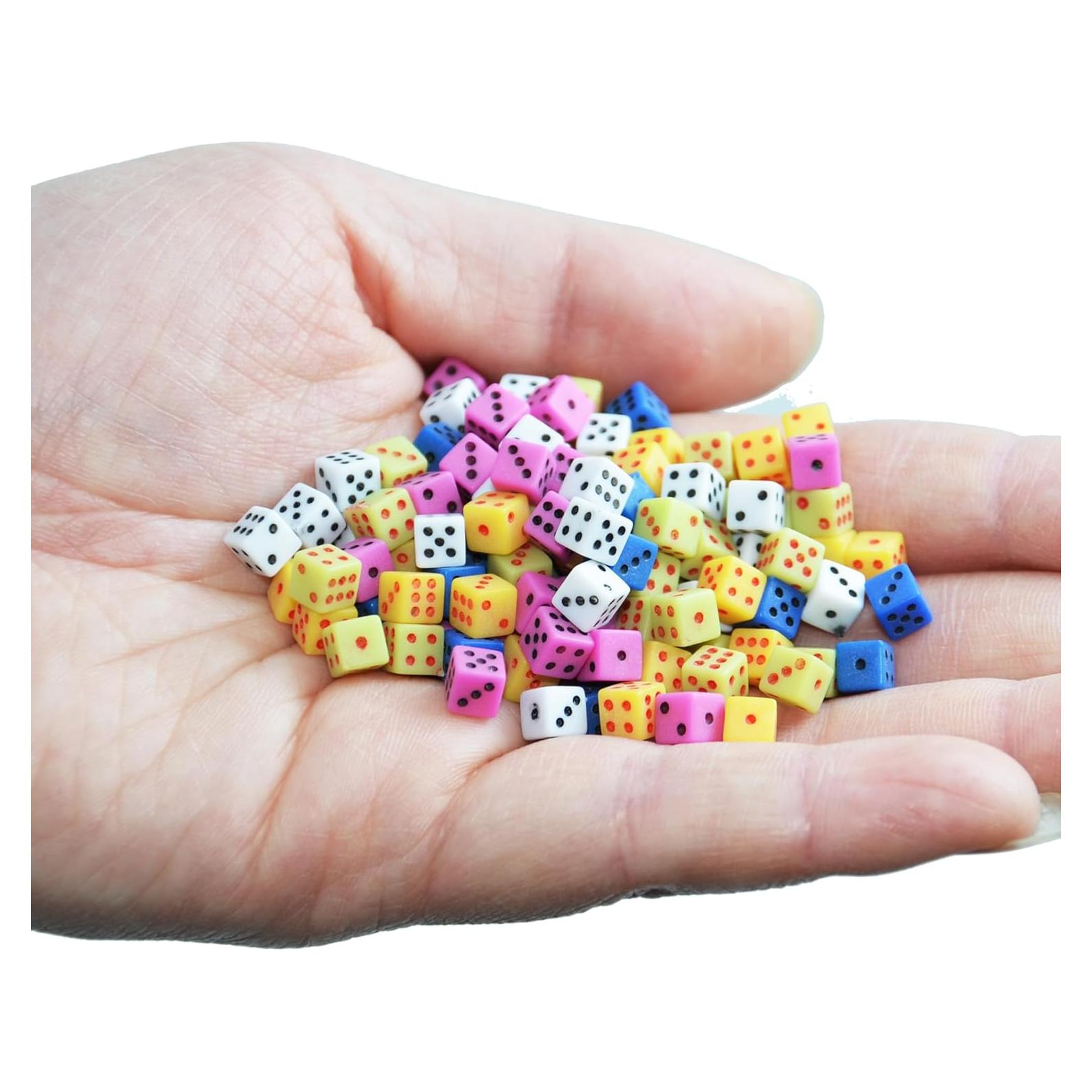 Dados Mini SmartDealsPro 100 Piezas 5mm Cuadrados