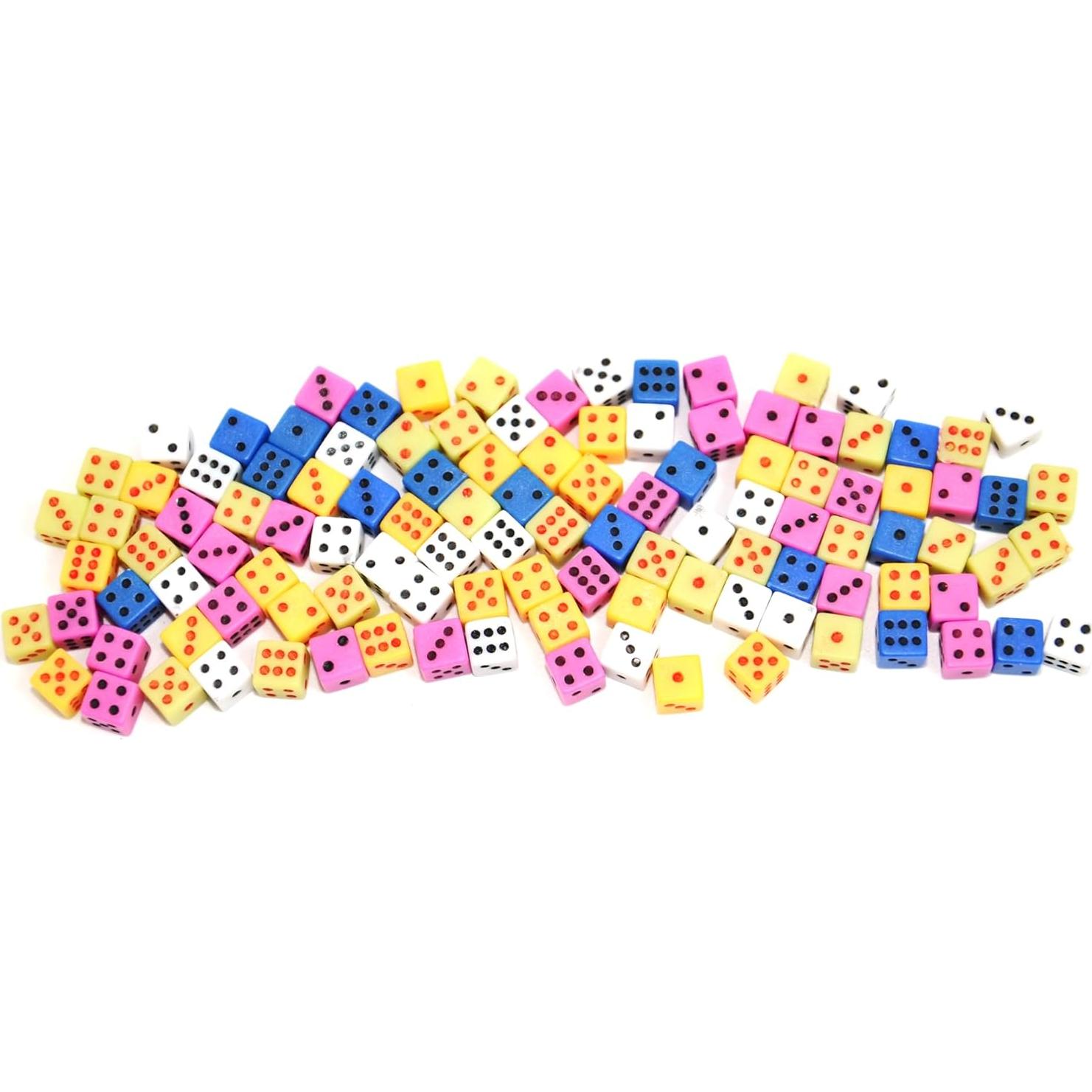 Dados Mini SmartDealsPro 100 Piezas 5mm Cuadrados