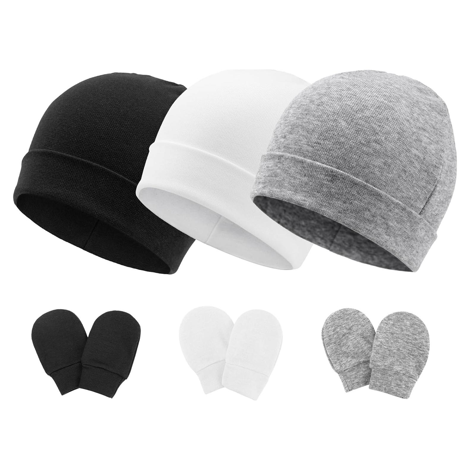 Gorro y Manoplas para Recién Nacidos BQUBO 0-6 Meses