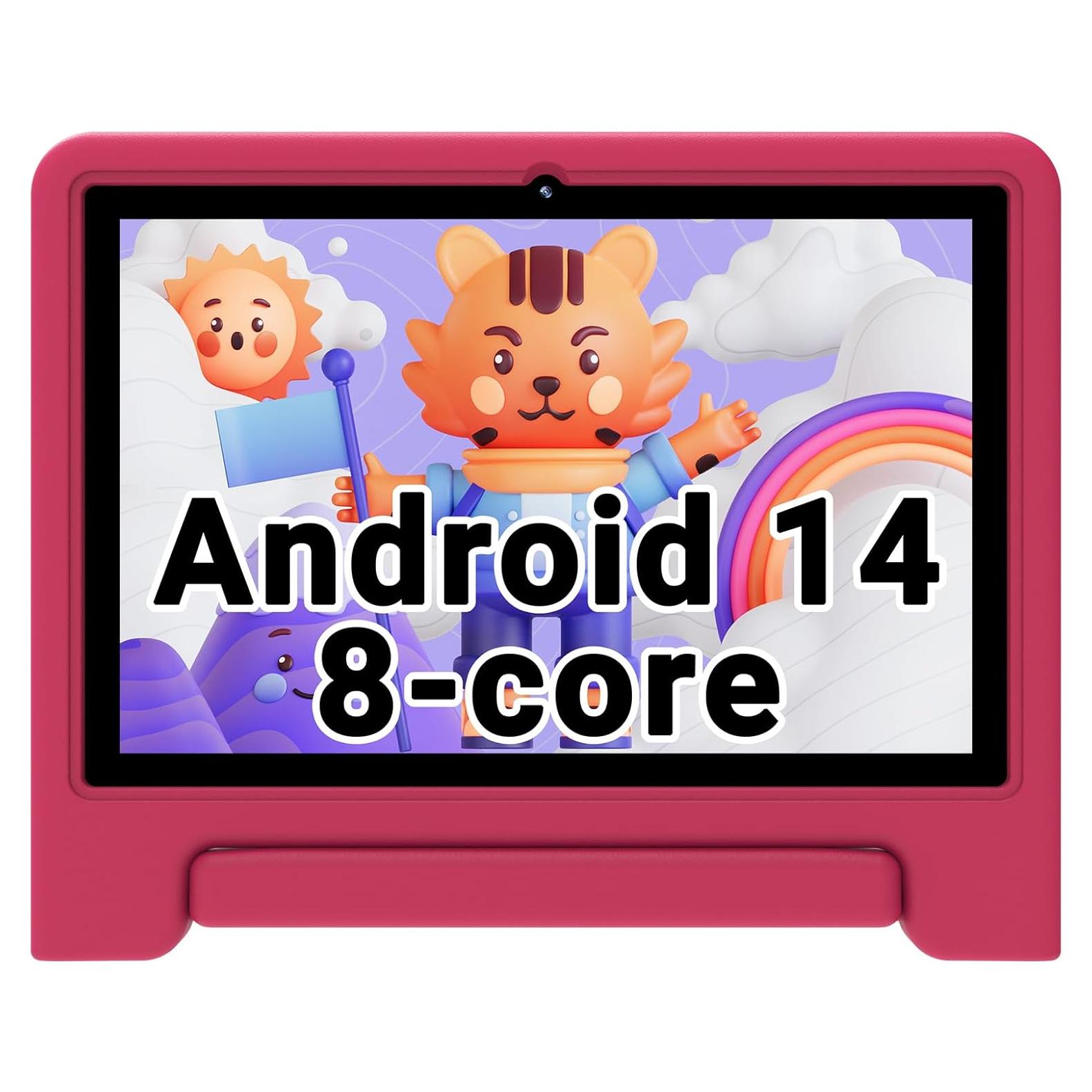 Tableta ApoloSign K109Pro 10.1" Rosa para Niños 6GB RAM 64GB