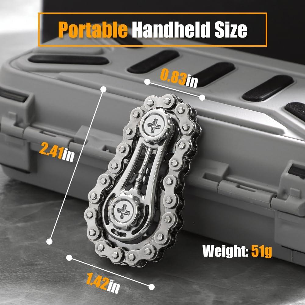 Cadena Fidget Amarlozn Spinner Kinetic Alivio Estrés