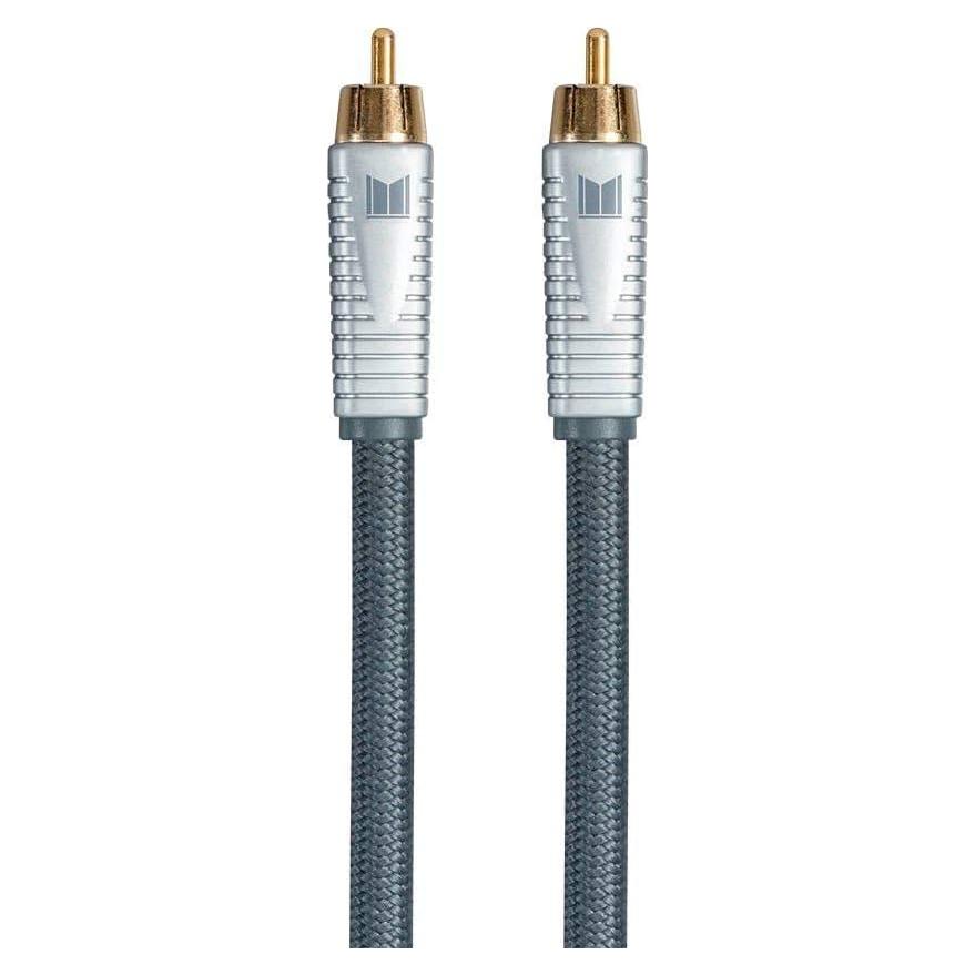 Cable RCA Monoprice 0.91m - Conectores chapados en oro 24K